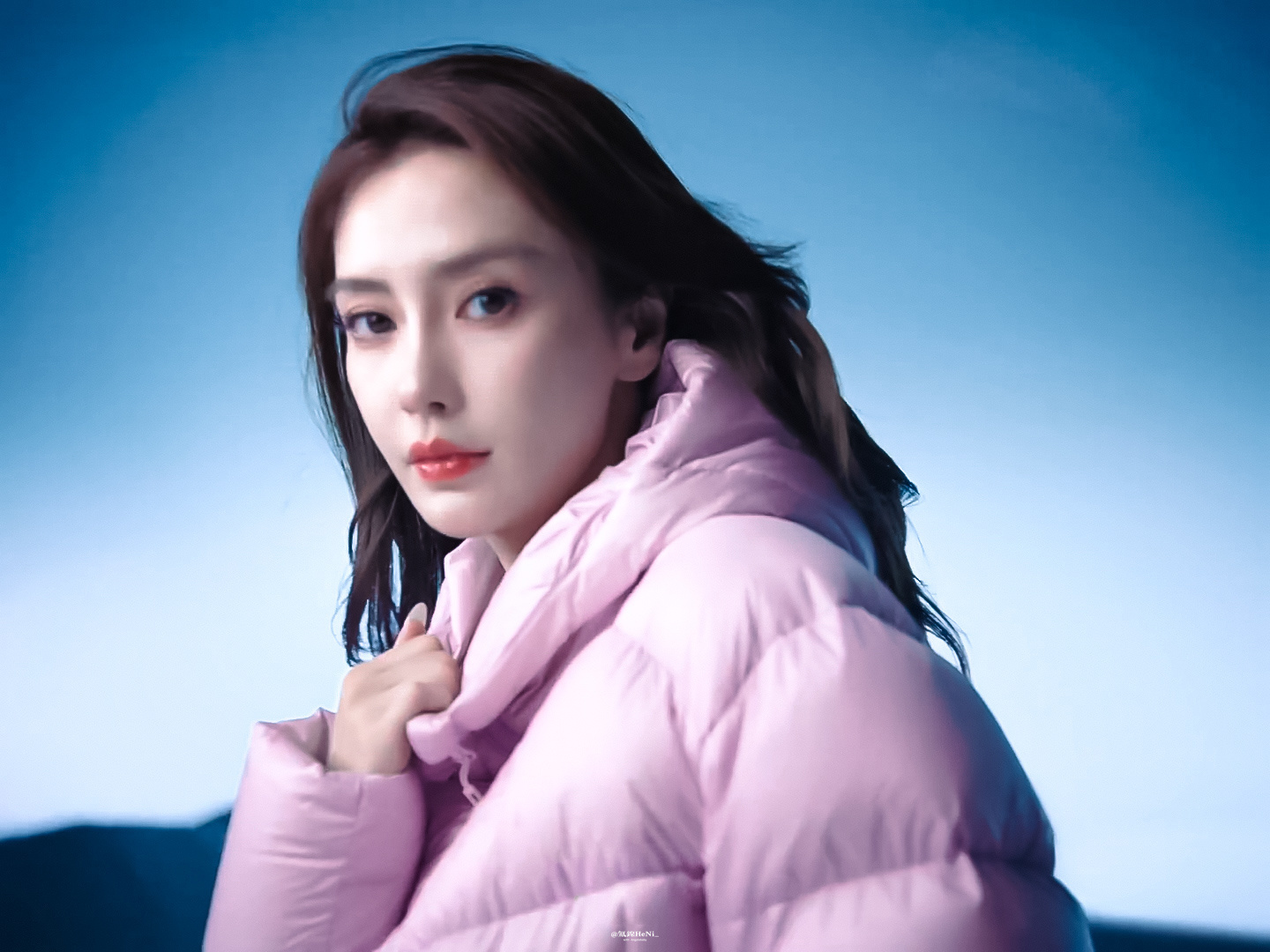 angelababy angelababy “风吹幡动 是风动 还是幡动 风未动