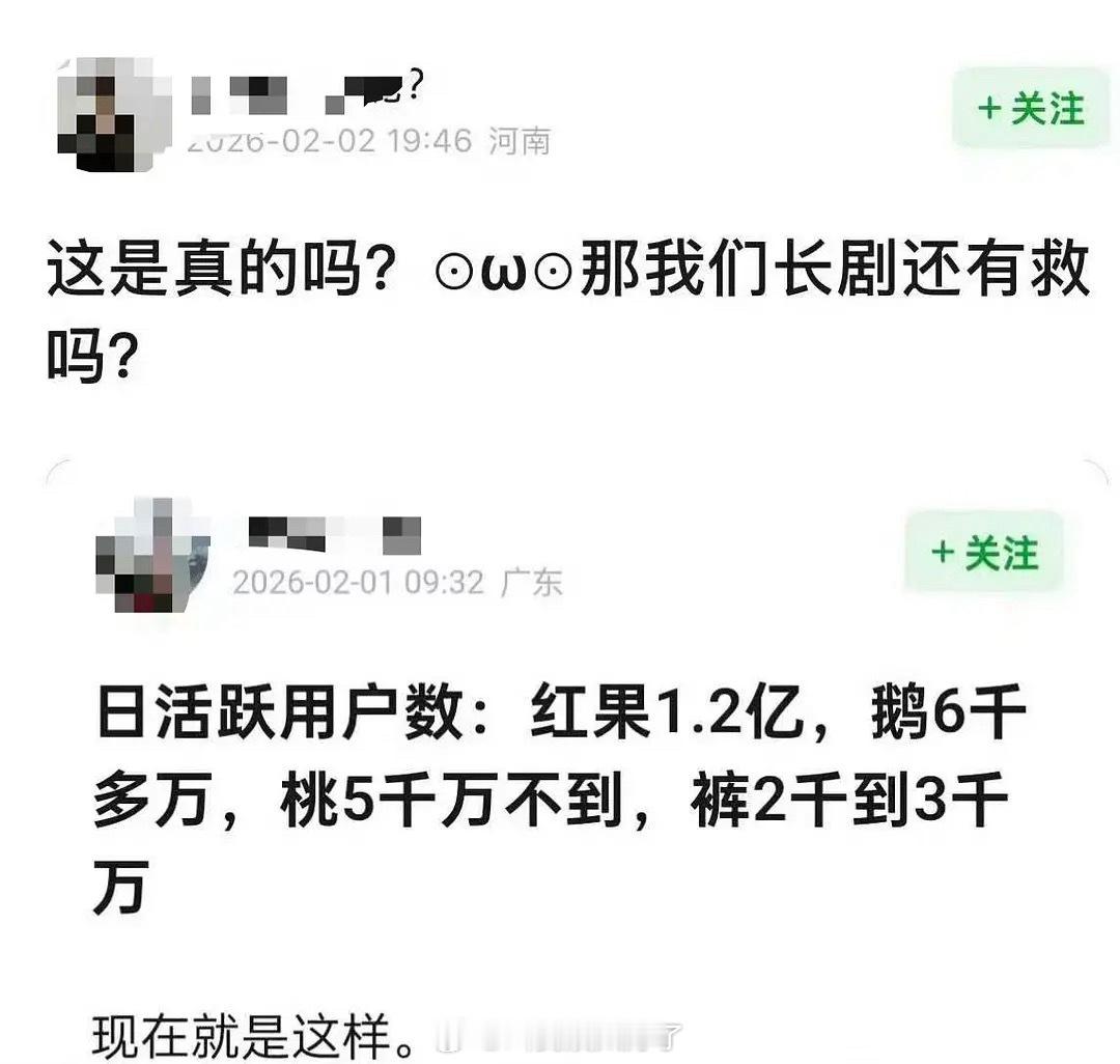 各大长剧app的日活…们长剧还有救吗？🙉🙉 
