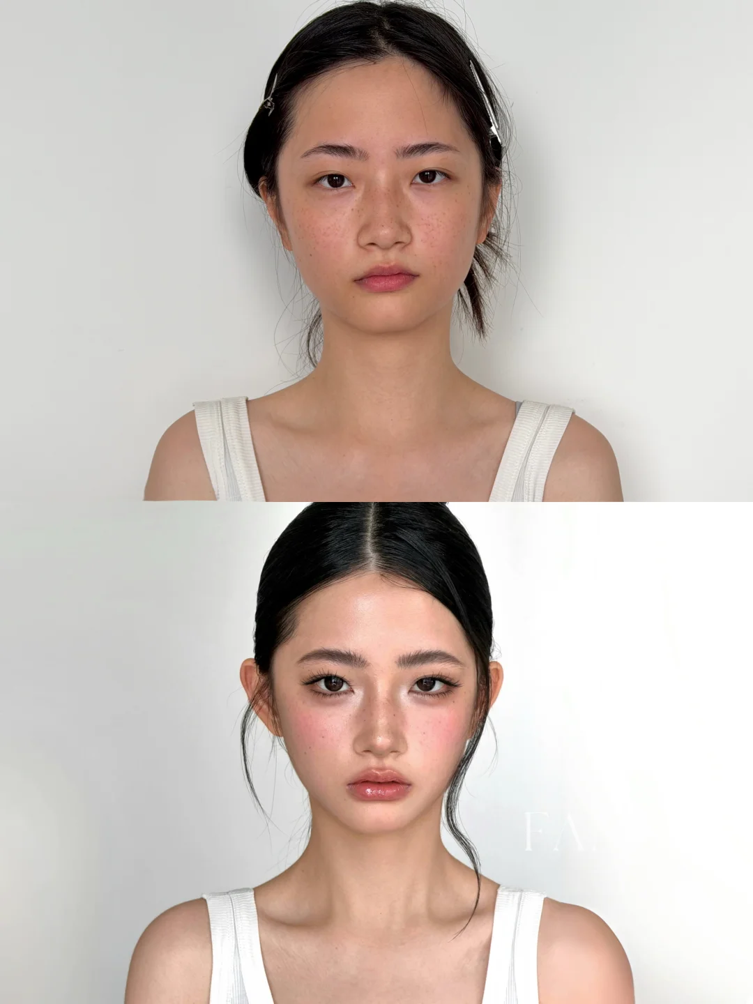 夏日无粉底裸妆🫧越热越美！