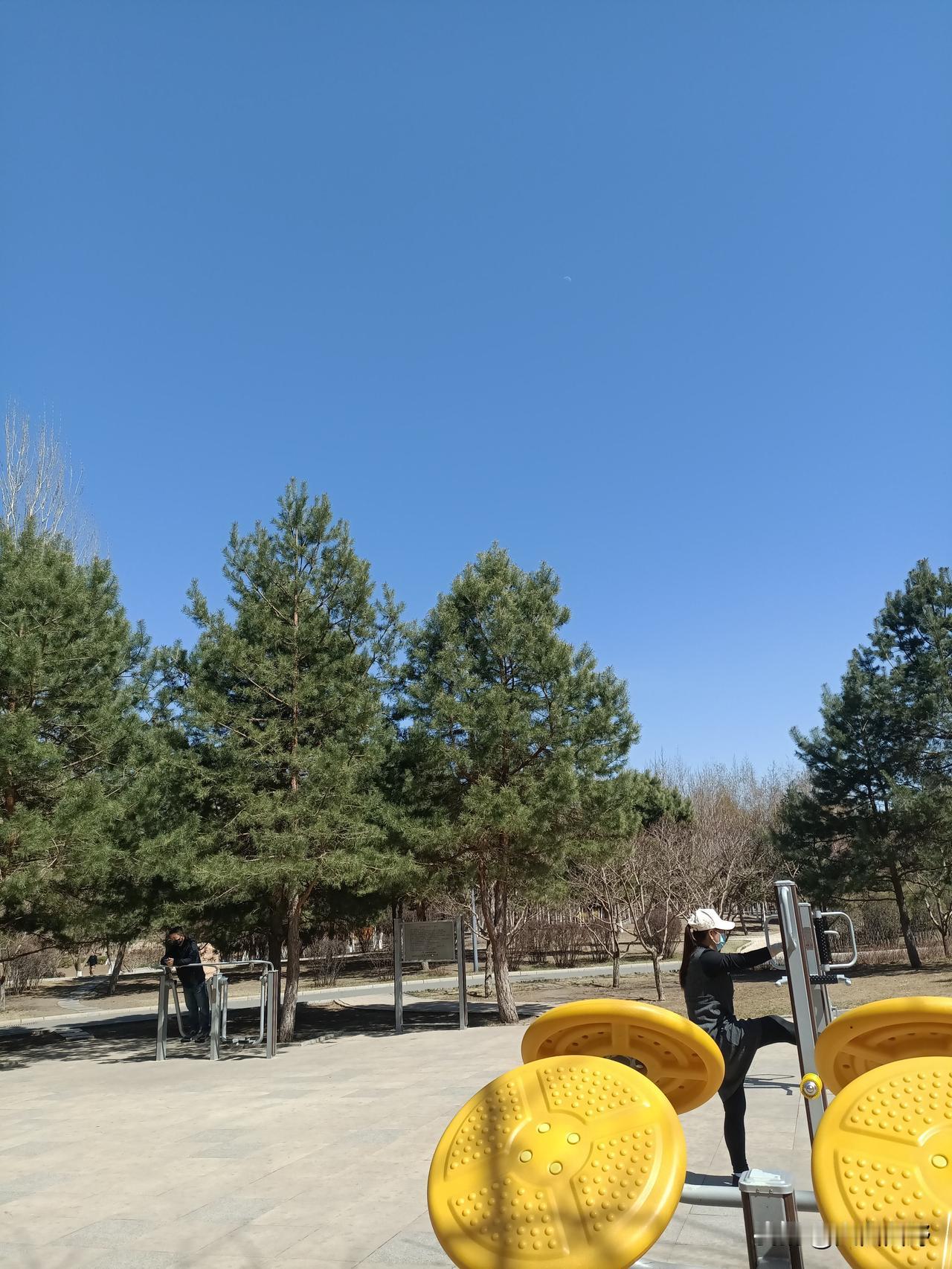 搞笑
天气渐暖，公园里游人增多。一对老两口在公园里树林一带散步，这里人少，相对安