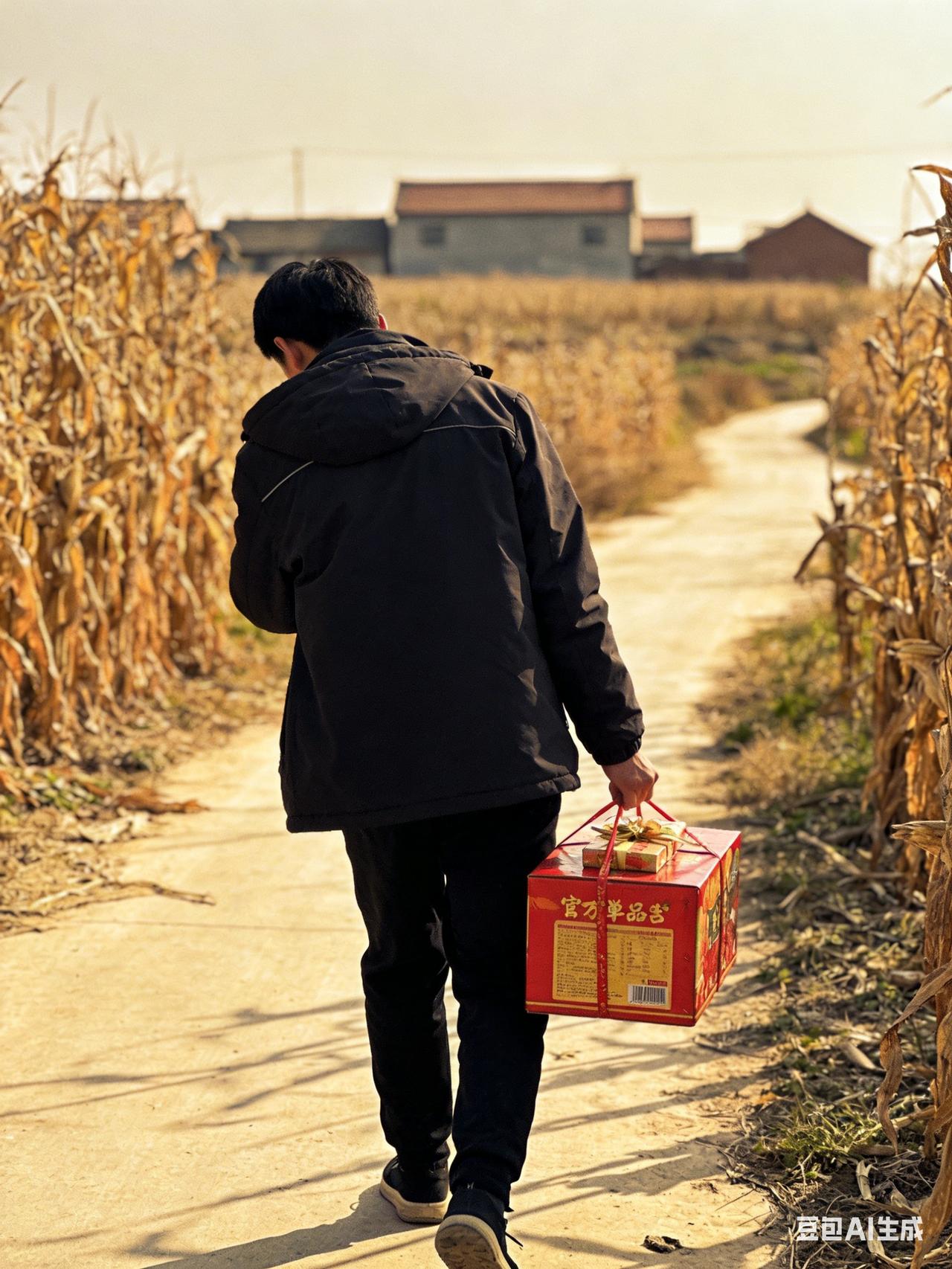 一位年轻人大胆地说出了自己的无奈：
他讲辛辛苦苦不远千里回到家，就除夕之夜和家人