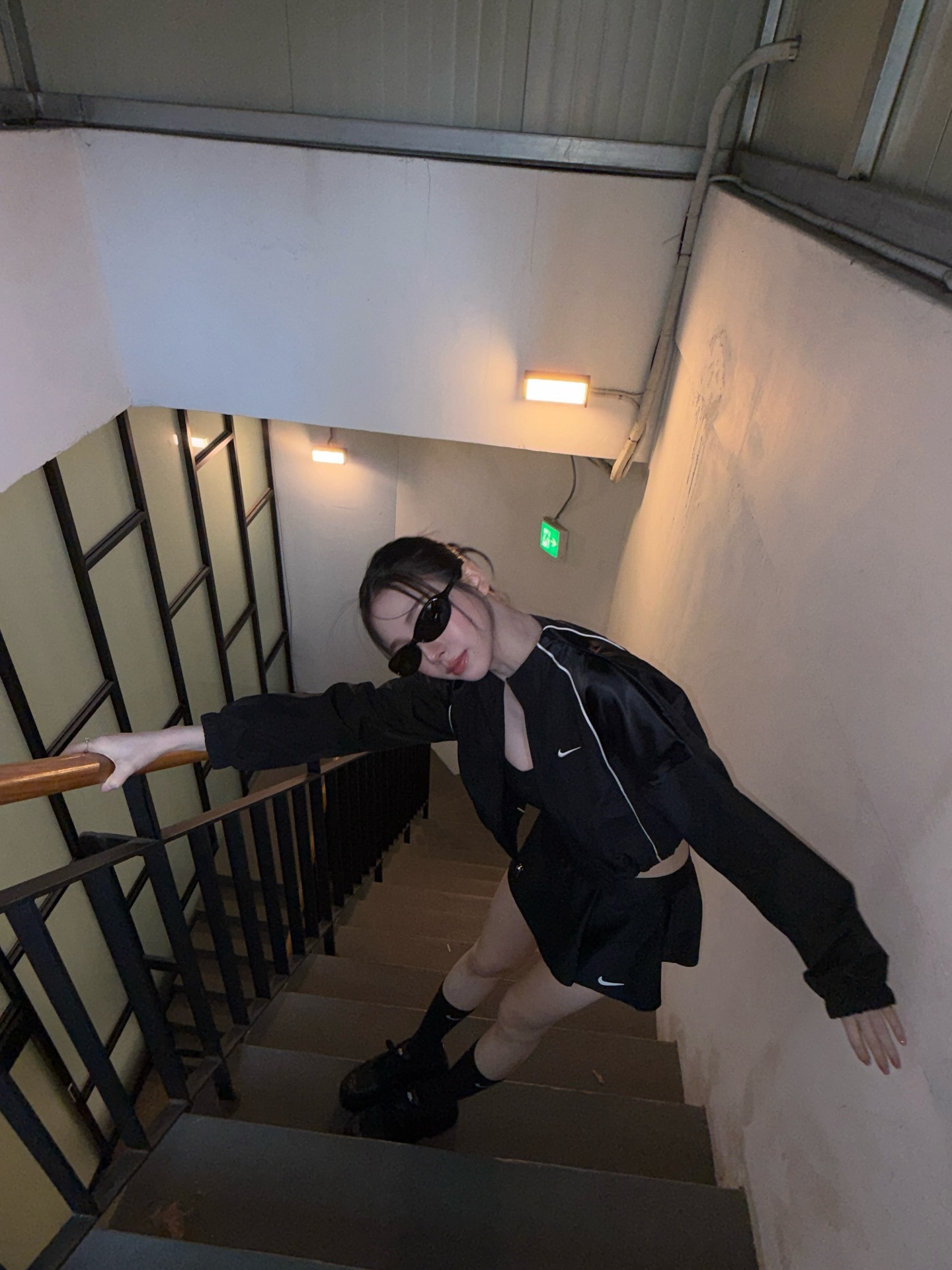 Karina x Nike Girl in Black 🕶️ 