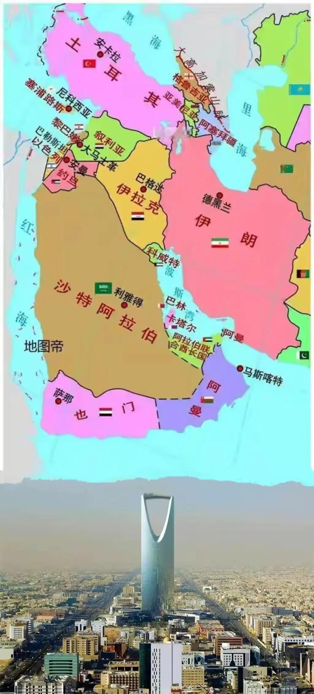 沙特明明靠海，为啥中部全是沙漠？

提到沙特阿拉伯，你是不是先想到遍地石油和金色