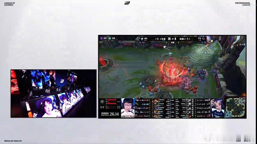 2026lpl第三赛段 恭喜AL 2-0 TT，拿下今天的比赛！AL现在是5胜一