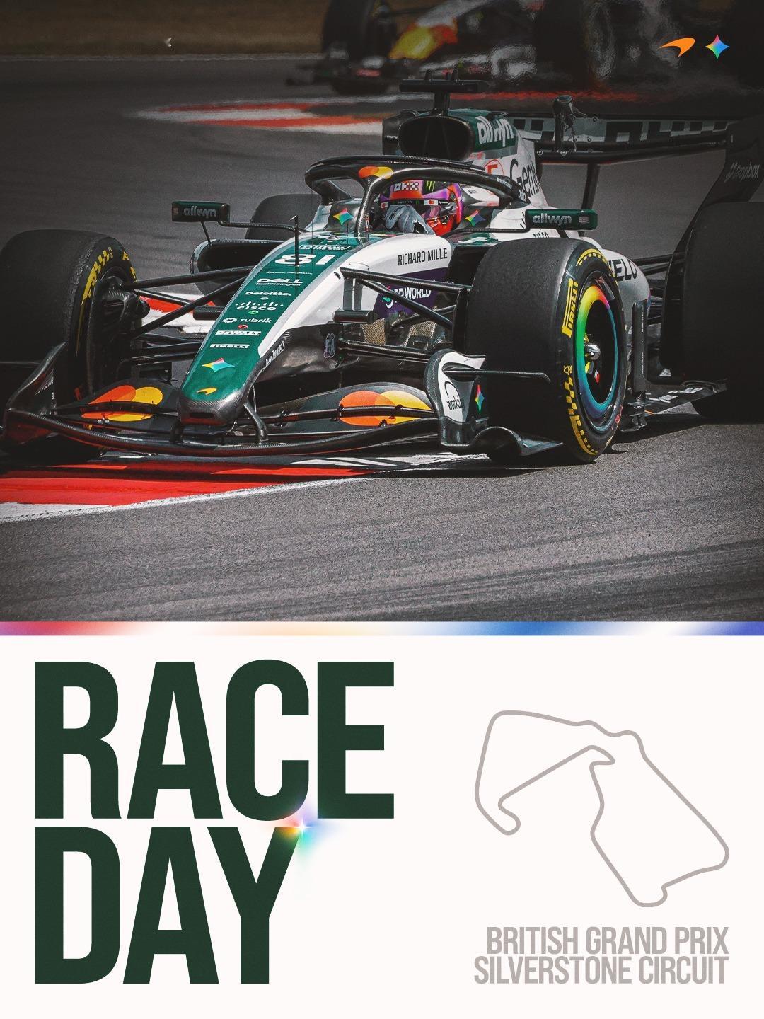 今天是什么日子？正赛日！McLaren｜2026F1英国大奖赛 🇬🇧 