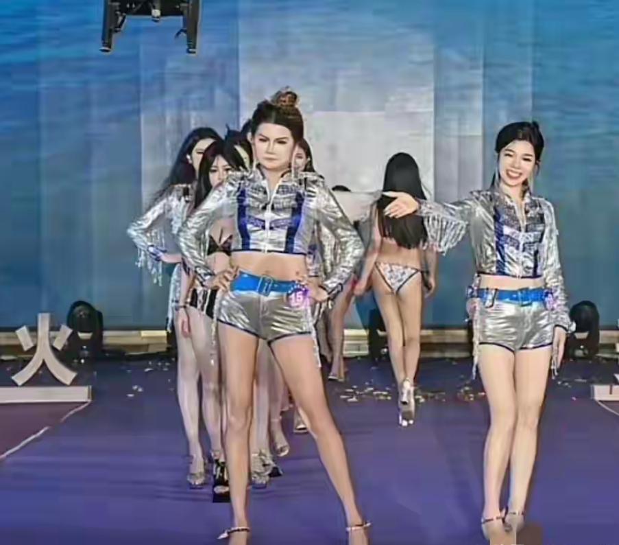 “广东模特大赛冠军”争议持续发酵，15号选手因身形被网友质疑“一身赘肉”却斩获冠