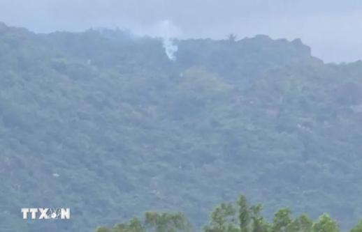 据越南国防部发布的信息，当地时间今天早上7时27分，越南防空空军司令部空军军官训