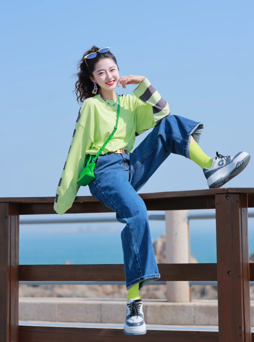 36岁 | 老公镜头下的我，绿色太有生机了