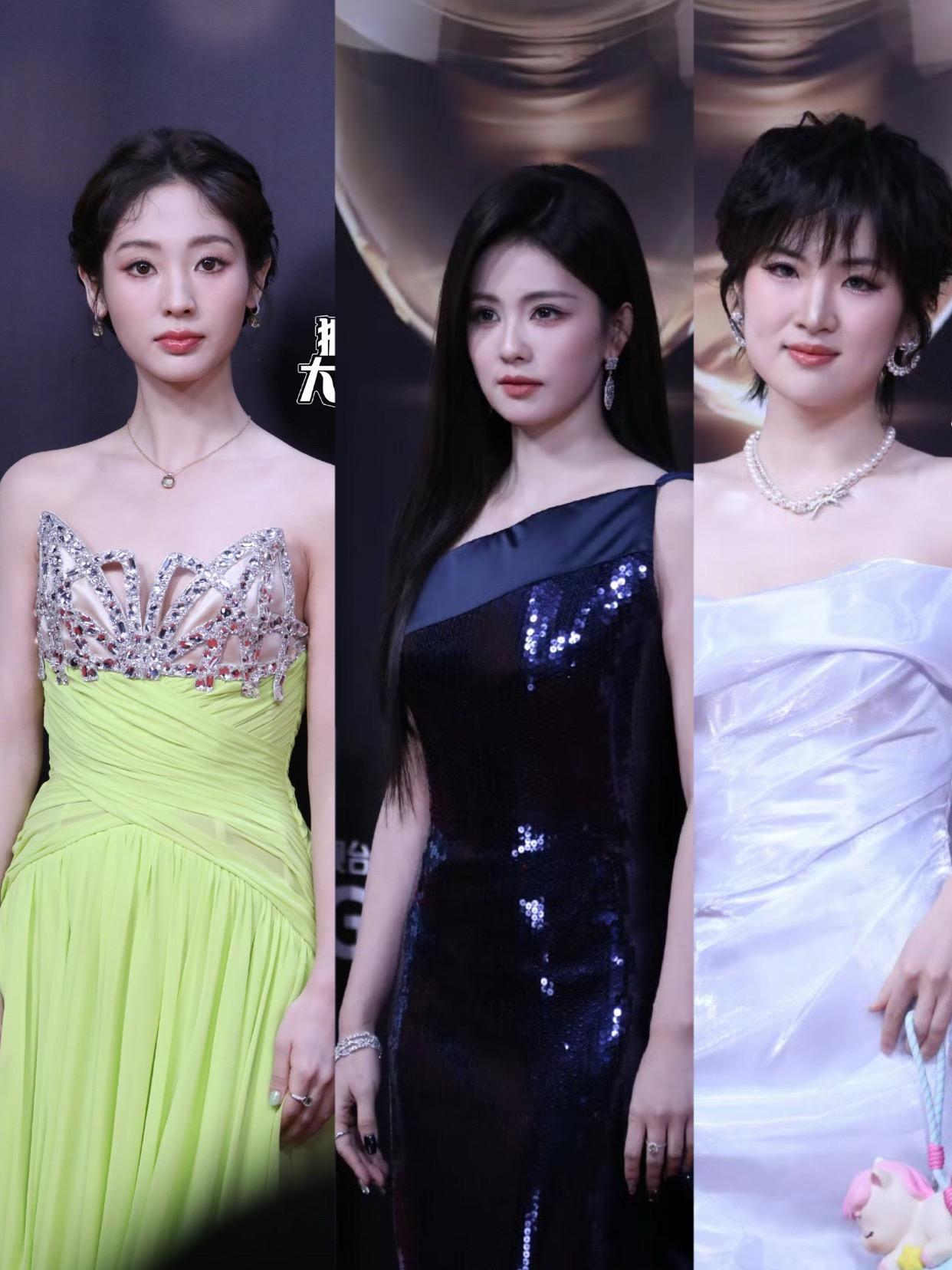 电视剧品质盛典明星红毯造型。电视剧品质盛典明星红毯造型 白敬亭、张彬彬...