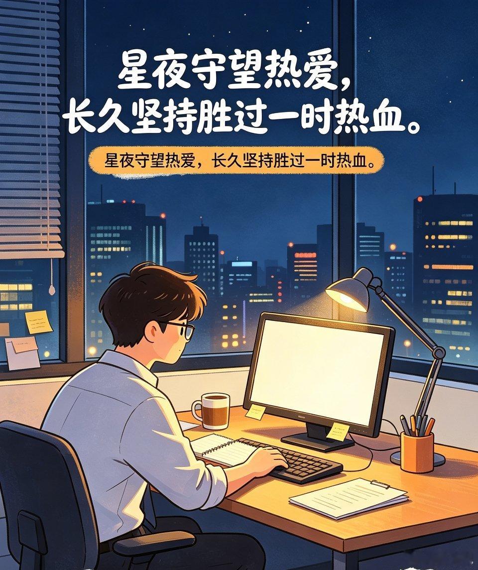 星夜坚守初心，长路漫漫自有繁花相送。 ​​​