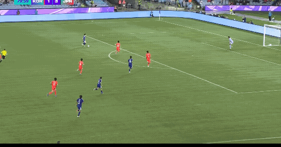 日本女足比赛第81分钟再进一球，4：1领先韩国女足，日本女足可以确定打进女足亚洲