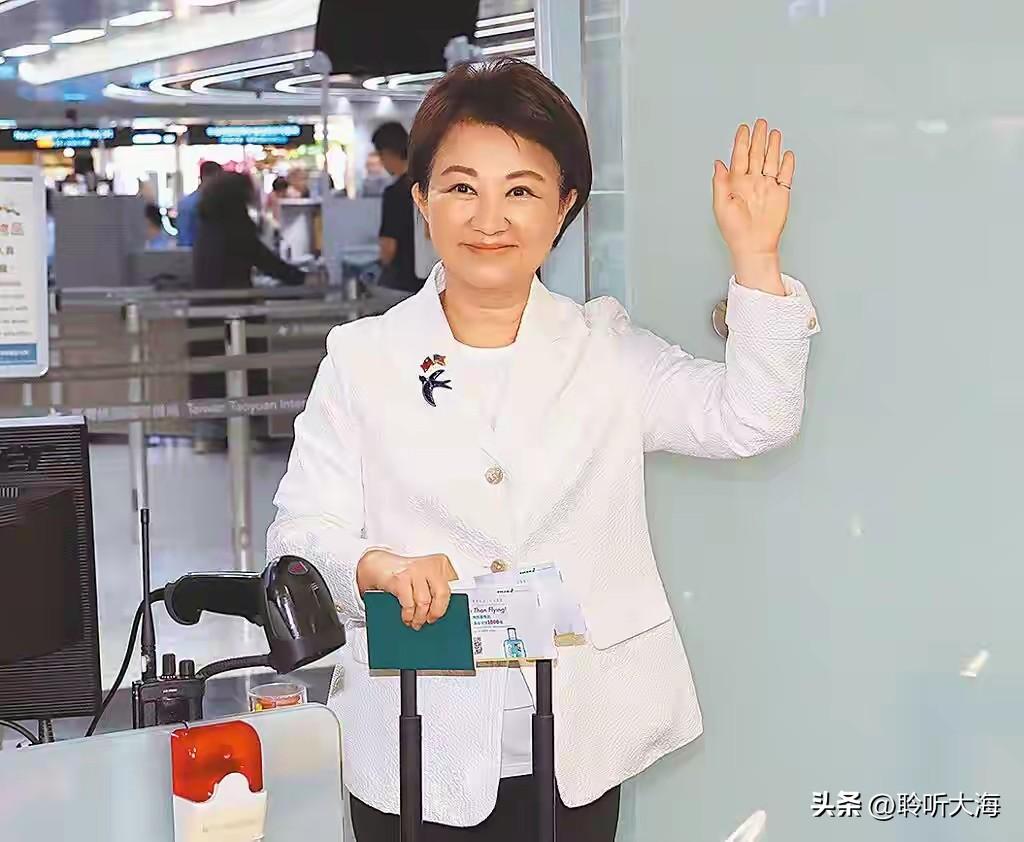 从老蒋到卢秀燕，国民党抱美国大腿的毛病，真是一脉相承。刚准备赴美，卢秀燕就把自己