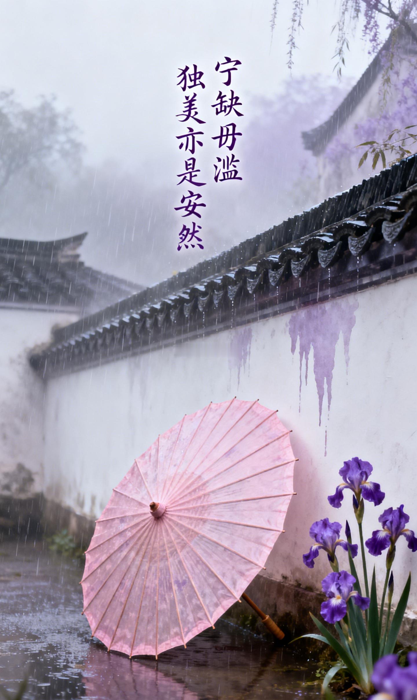 宁可孤独，不碰烂桃花；宁可独开，不结苦瓜果。把自己的能量场守好了，满树繁花时，自