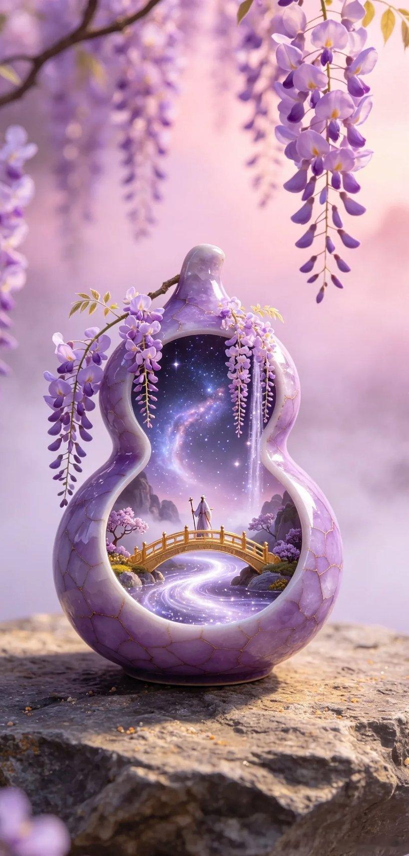 紫气东来福禄双全招财祥瑞葫芦壁纸 