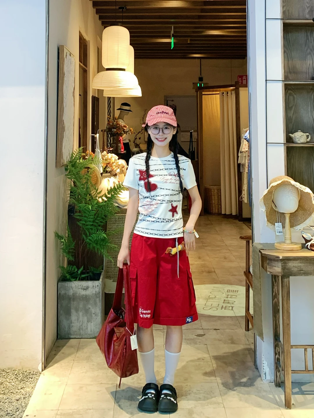 163 90｜夏日休闲 少女感运动风🎒🍎