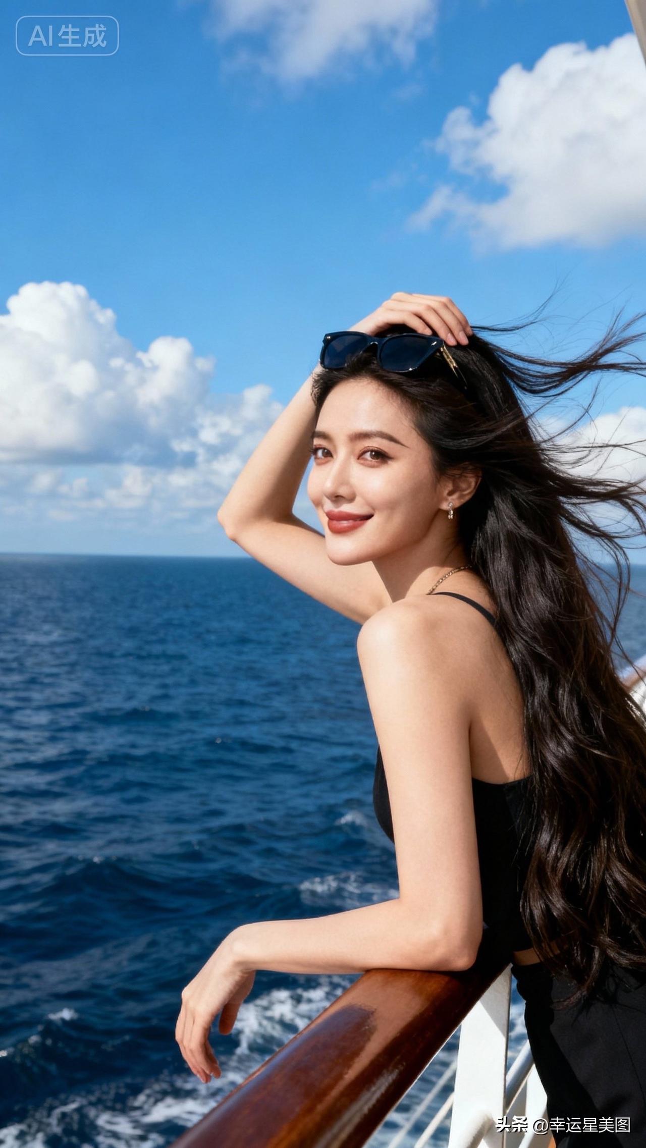 海边吹吹风，好惬意啊！