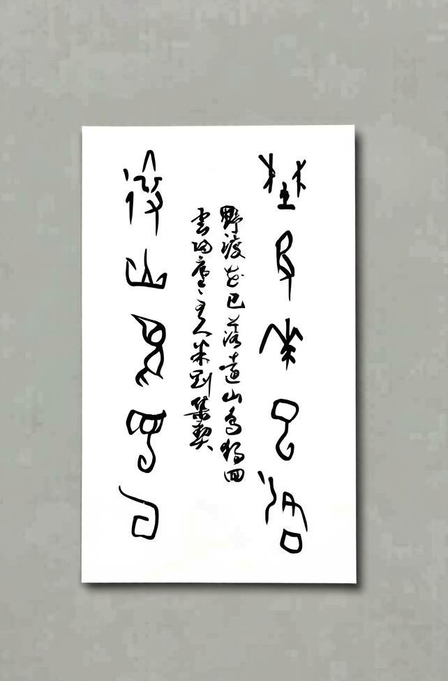 米刚甲骨文作品