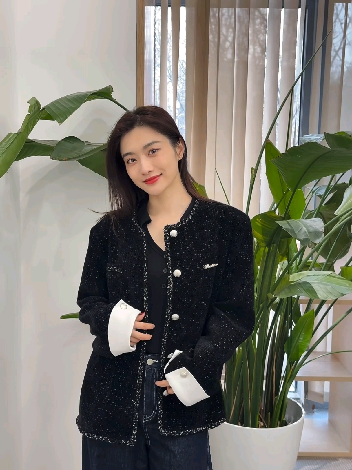 孙雪宁的颜值穿搭太能打了，好耐看