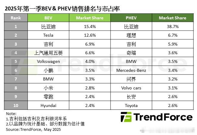 智能汽车每日要闻：2025年Q1全球新能源车销量突破400万辆；传理想汽车端到端