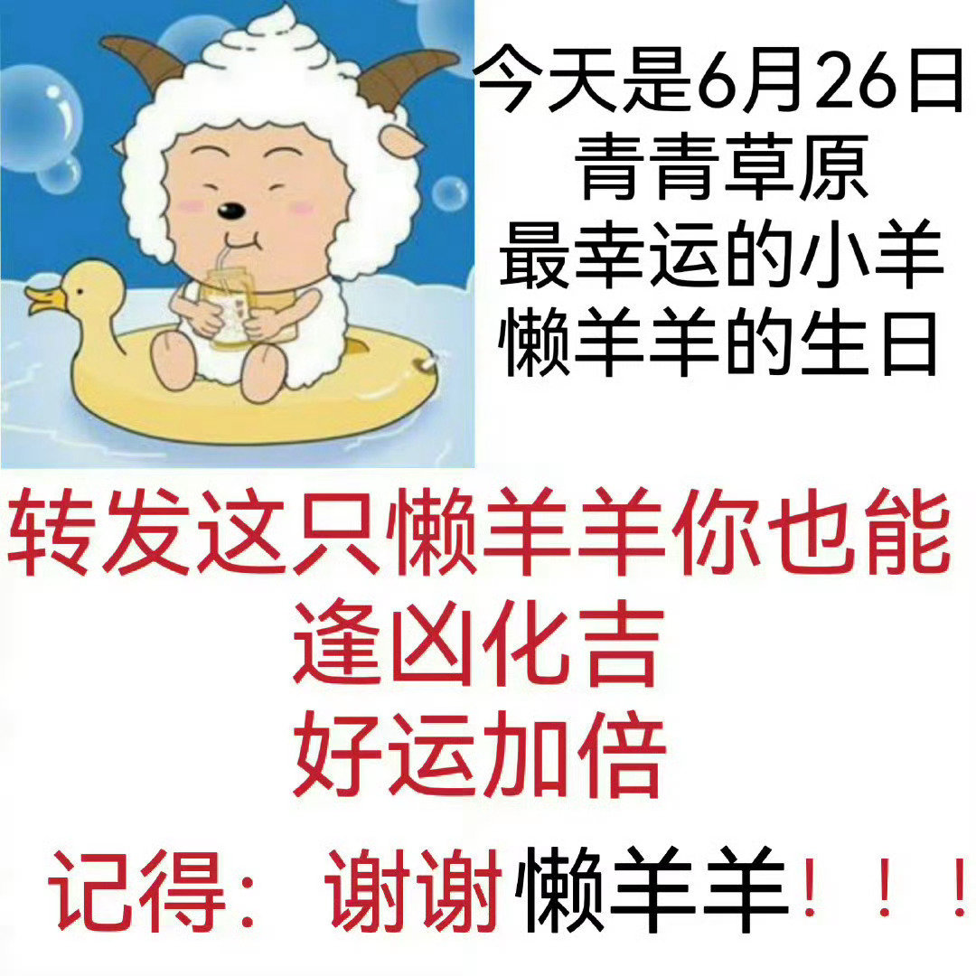 谢谢懒羊羊 