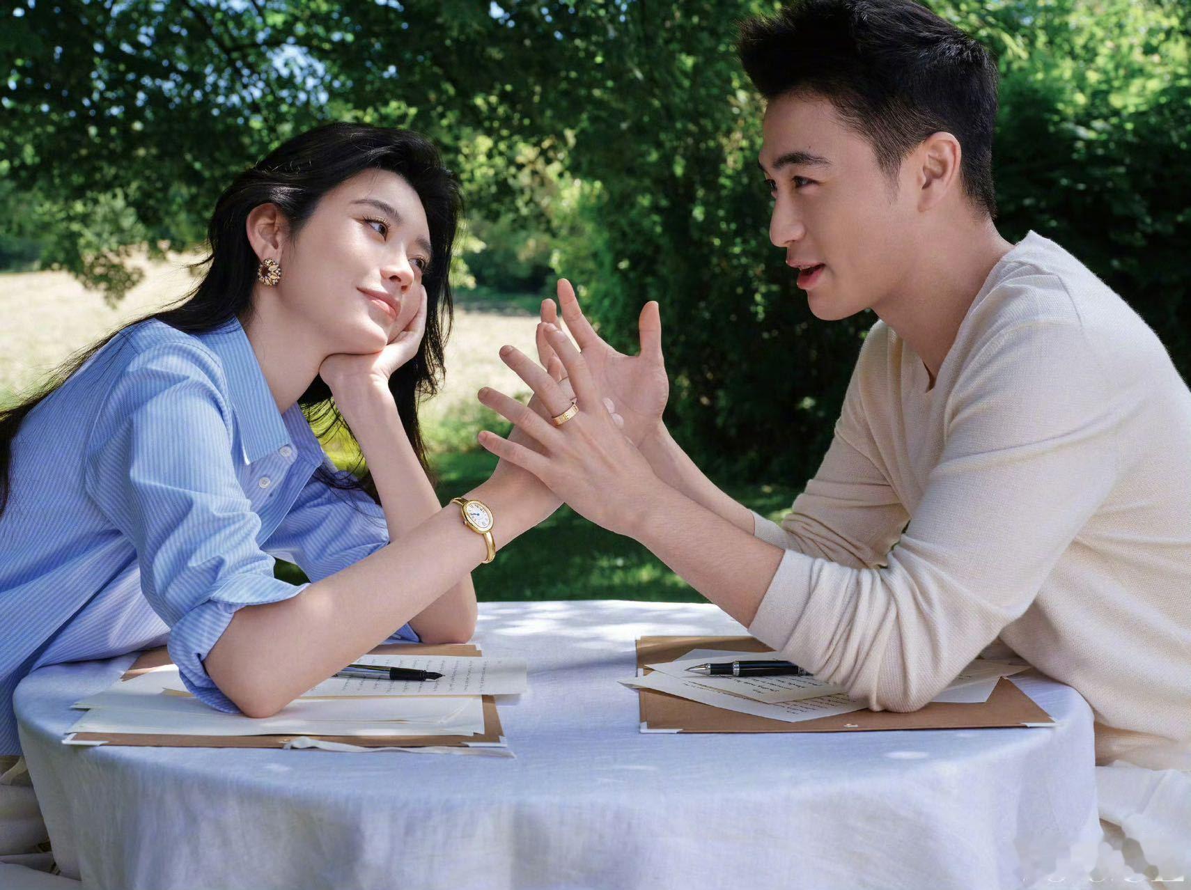 VogueWedding拍了奚梦瑶何猷君封面 奚梦瑶和何猷君一起拍Vogue W
