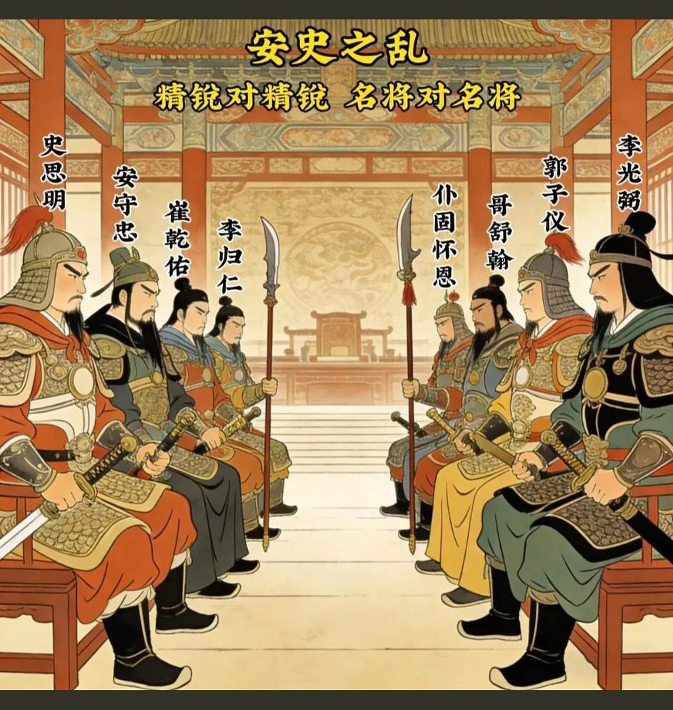 安史之乱之所以强大难平，实在是在古代社会，骑兵优势太大了！60％的骑兵，强的太夸