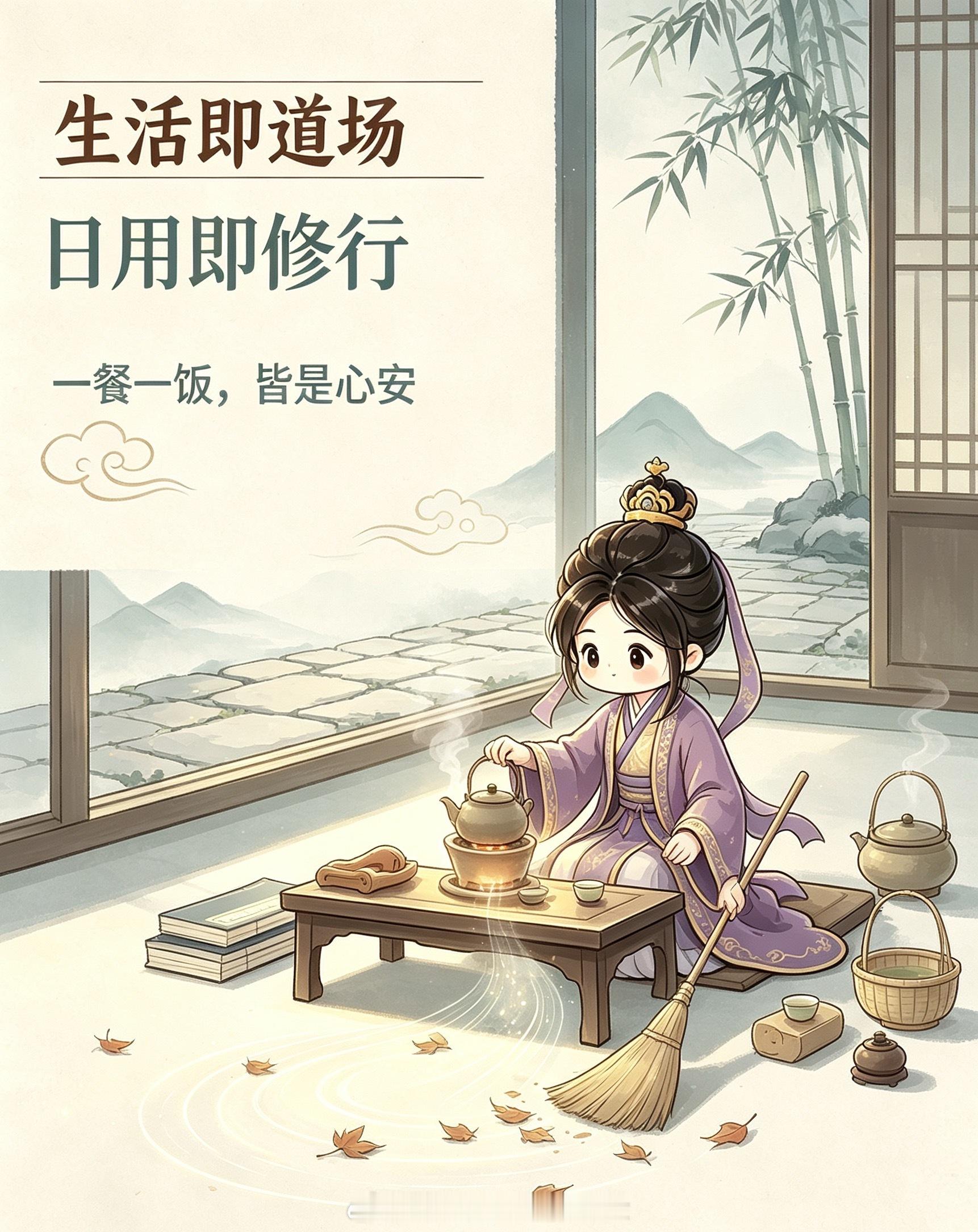 生活即道场，日用即修行。 ​​​