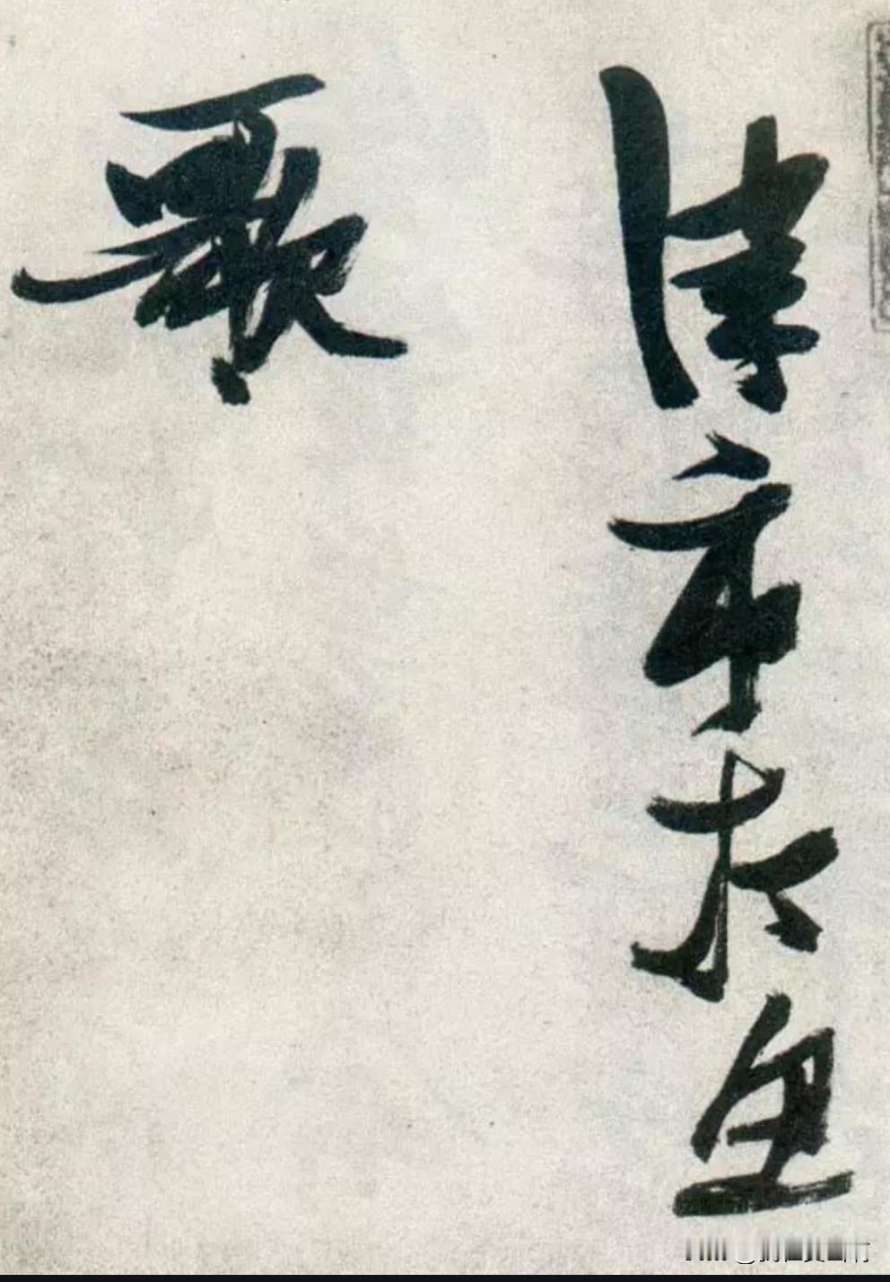 内擫到极致还得看张瑞图
潇洒痛快
乍一看这个字好像炸毛
仔细看
越看越有味道
这