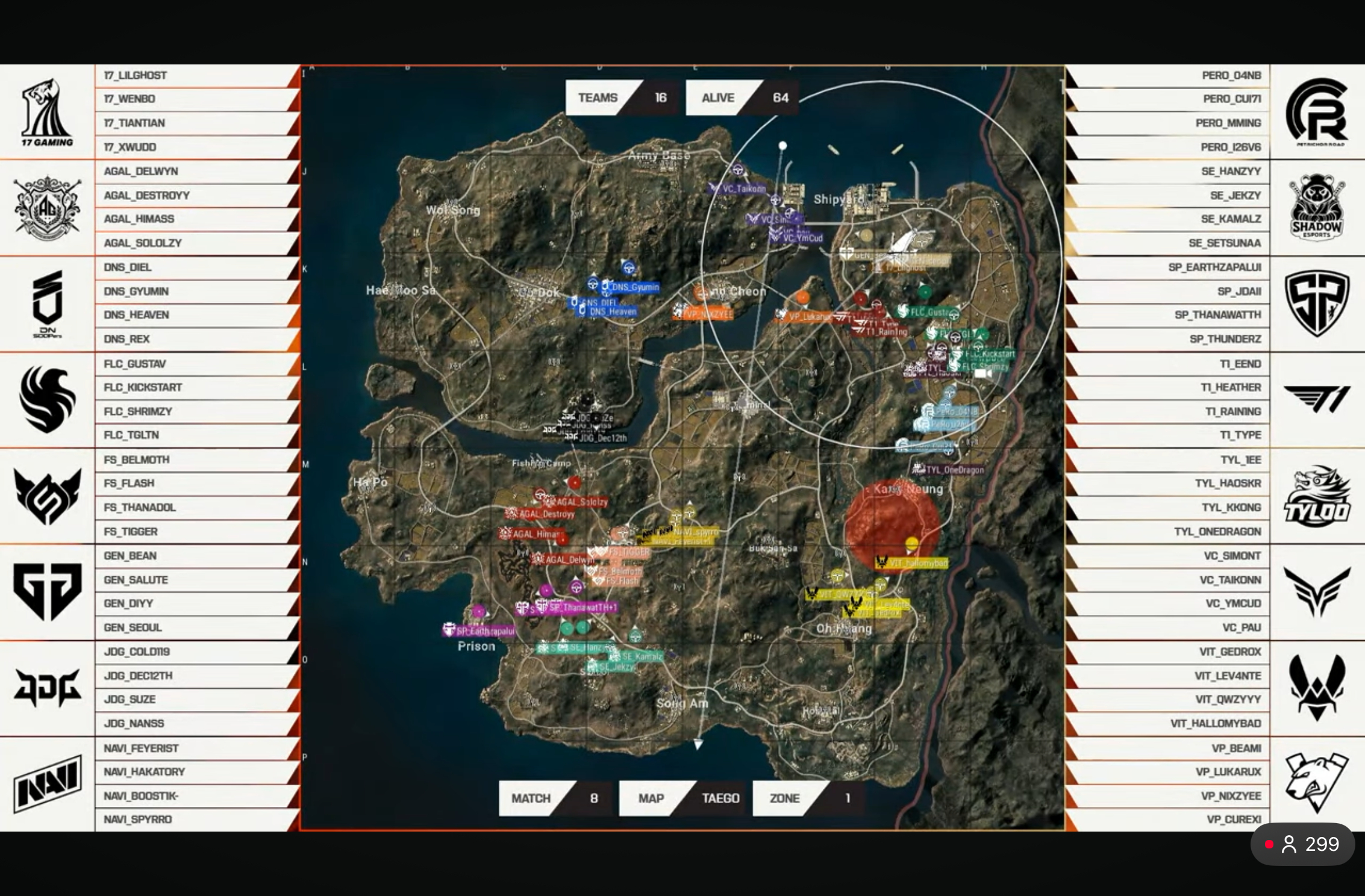 【ewc电竞世俱杯  EWC 小组赛AC组】第二局赛况回顾🧐排名🌊：6淘汰⚔