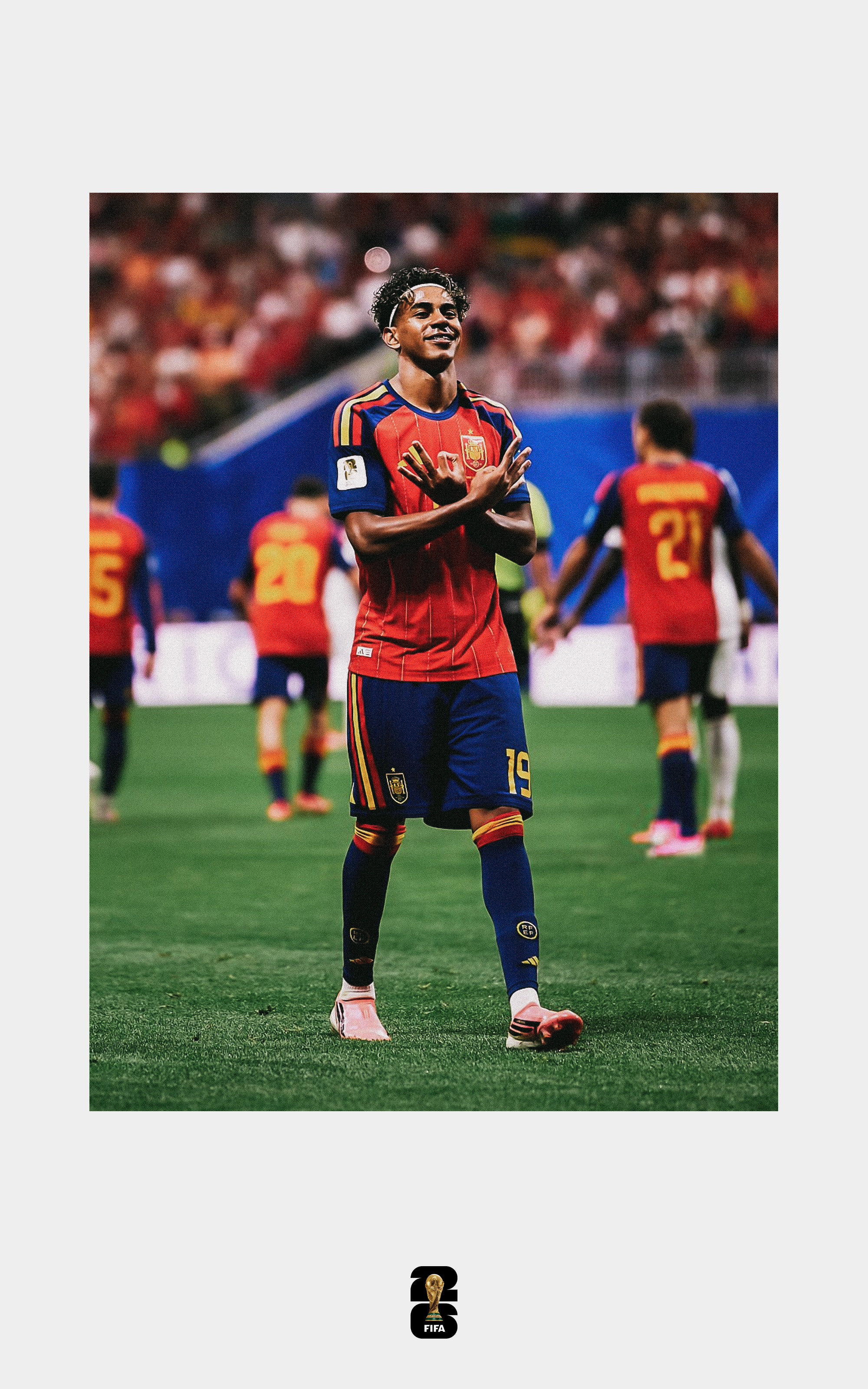 他从不让人等待太久。🇪🇸亚马尔世界杯首球西班牙vs沙特阿拉伯世界杯