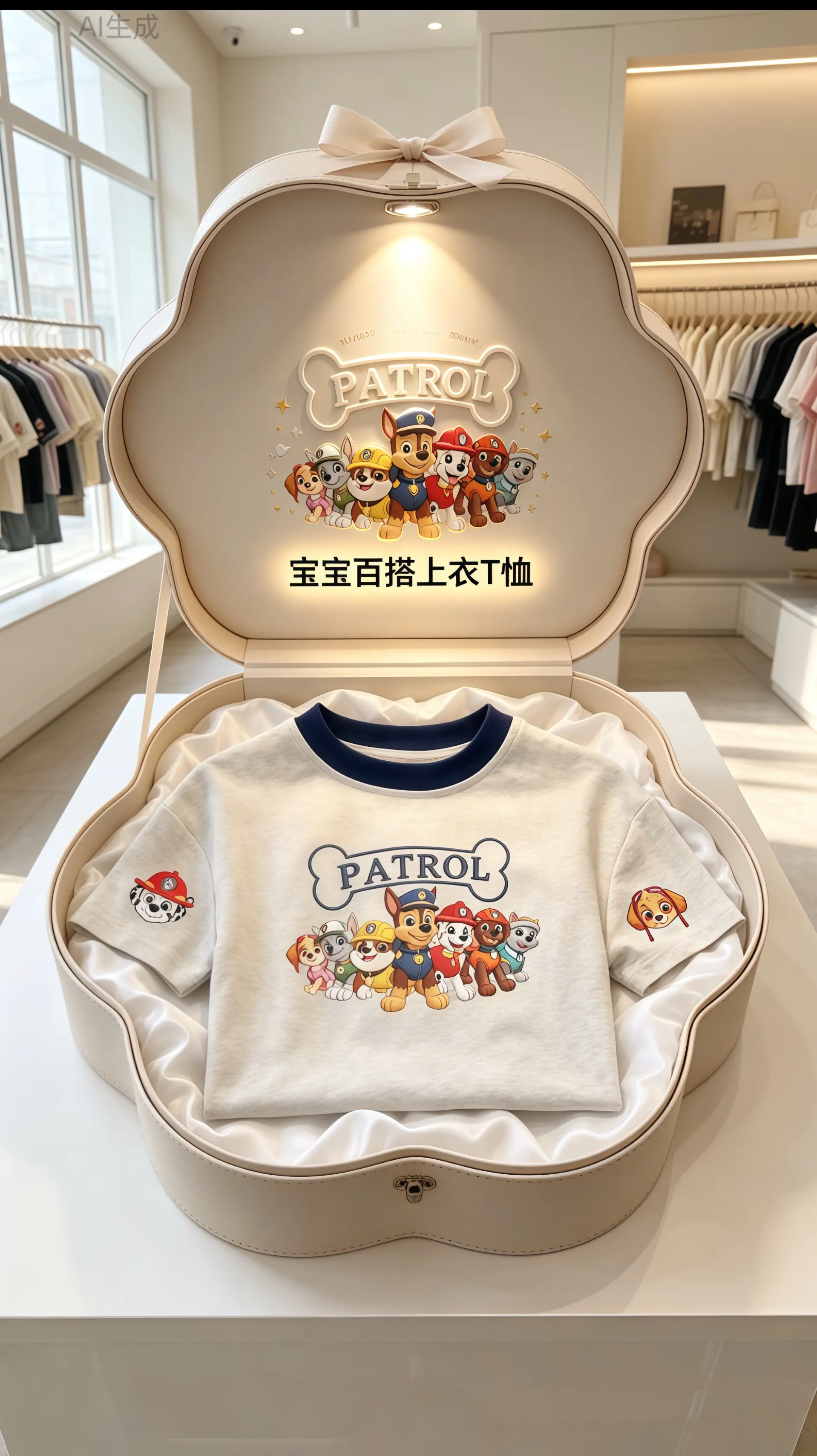 潮娃穿搭 男童穿搭 汪汪队短袖 短袖恤 高品质童装