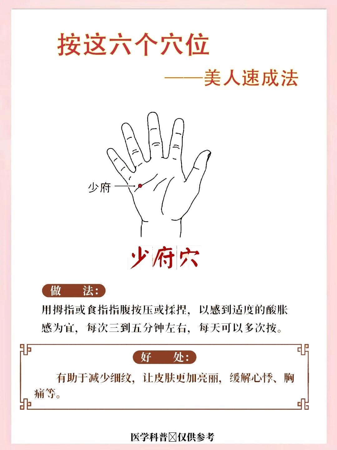 经常揉按这六个穴位，可以美容养颜！ 