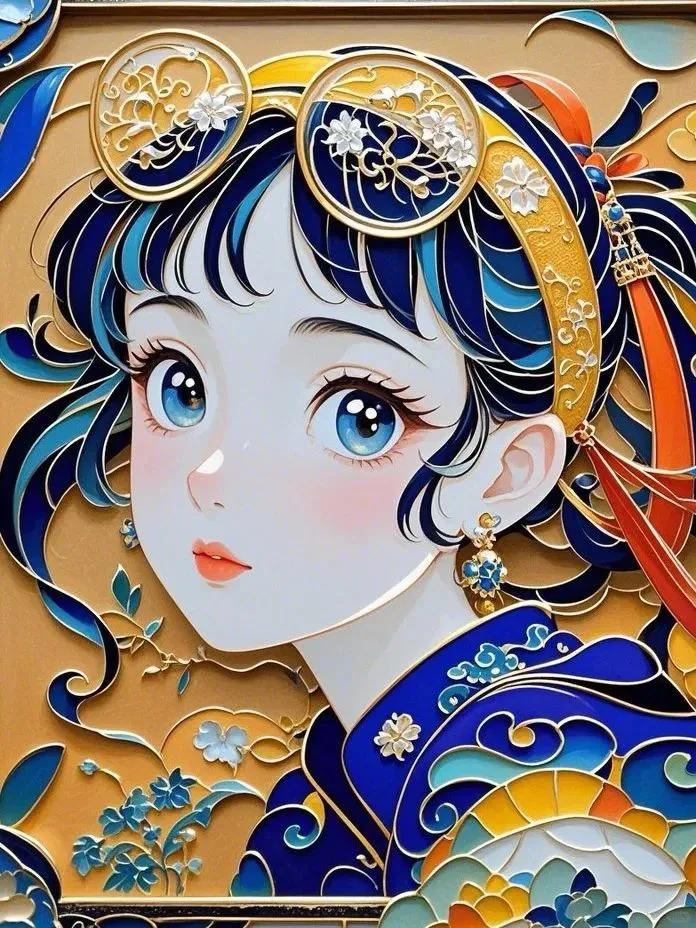 有人说这叫“掐丝珐琅”，可是我听起来就像听天书，一懂也不懂。尽管如此，我仍然觉得