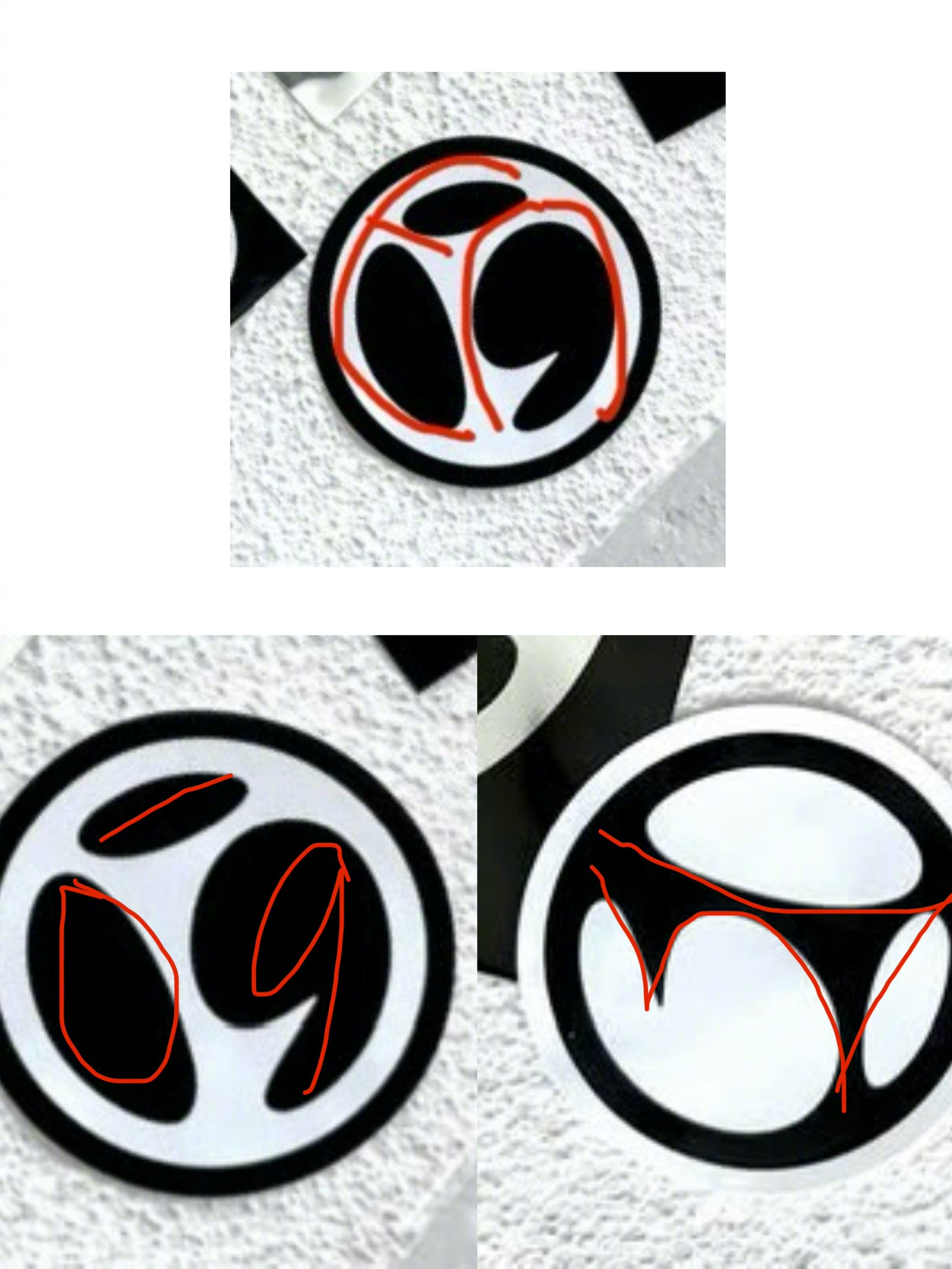 【Twi】被夸赞非常天才的本次ENHYPEN Logo设计：正面的外层是EN，内
