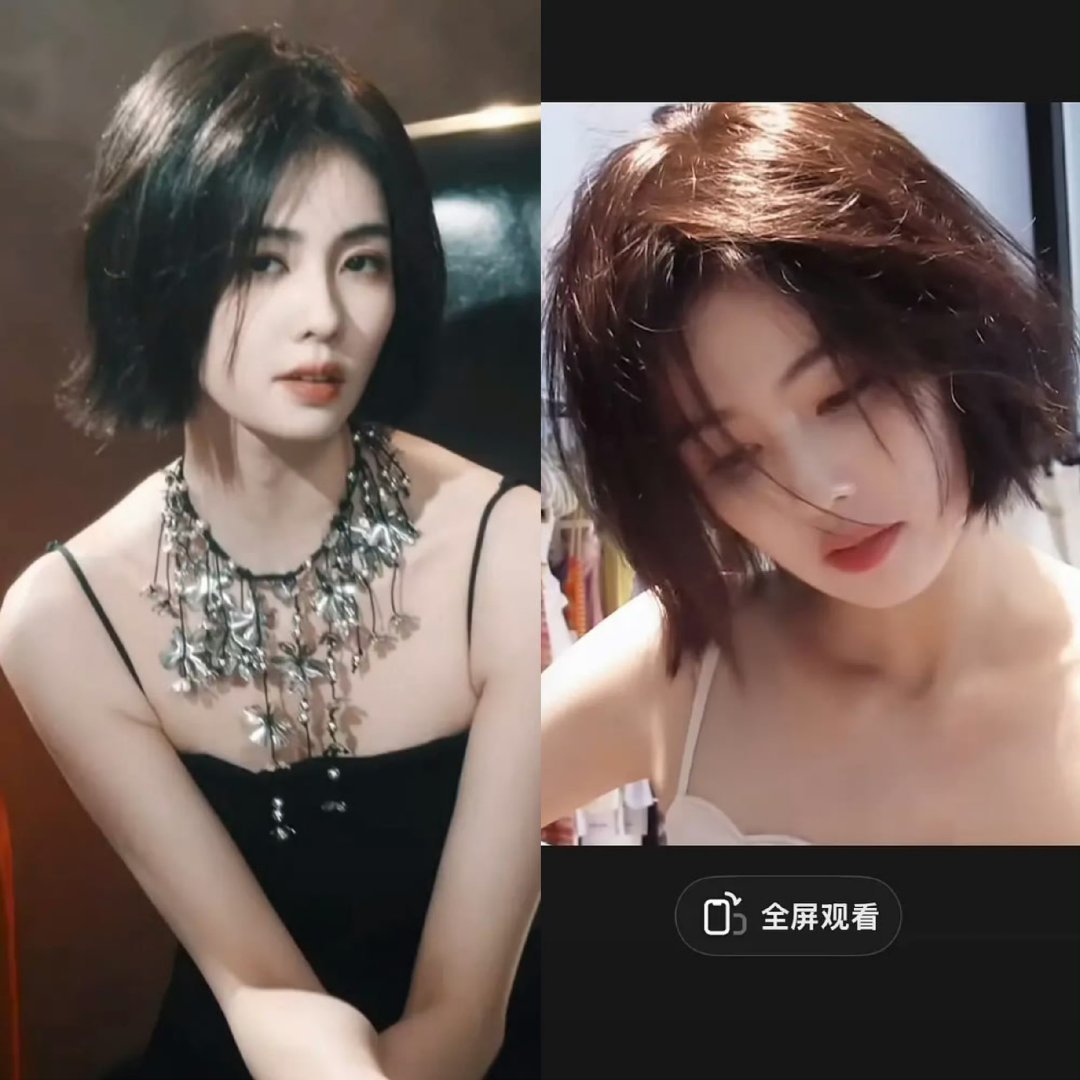 白鹿工作室 妆发新剧开机路透里白鹿的短发造型引发广泛关注。利落短发勾勒出清晰优越