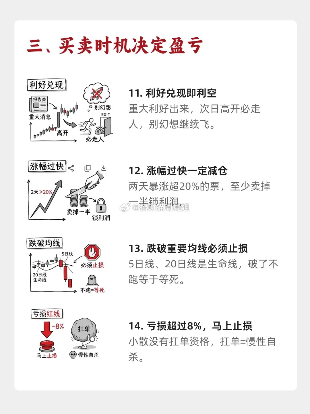 炒股十年，我终于悟了：这20条铁律，才是散户活下去的唯一出路！ 