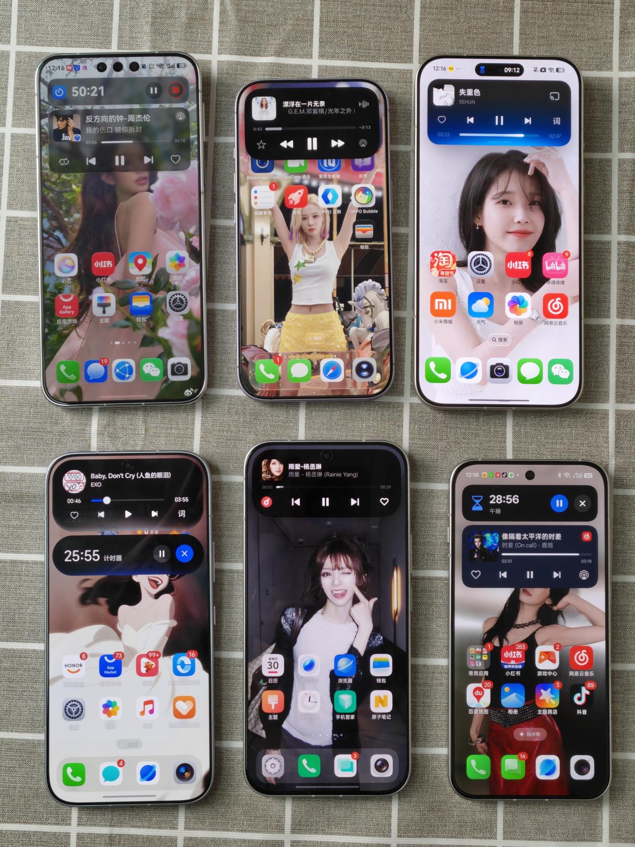 不看品牌，你喜欢哪一个灵动岛设计？
灵动岛这玩意是真的好用，主流手机品牌都做了，