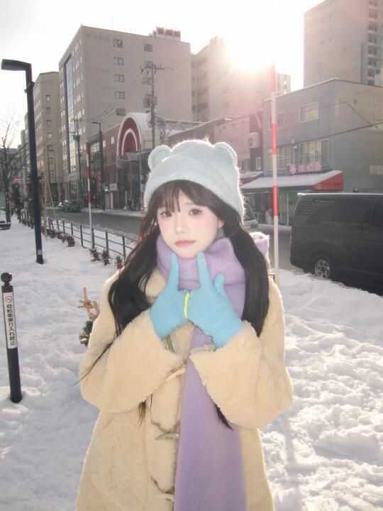 ⛄️ 雪会变成甜甜棉花糖˶>𖥦<˶