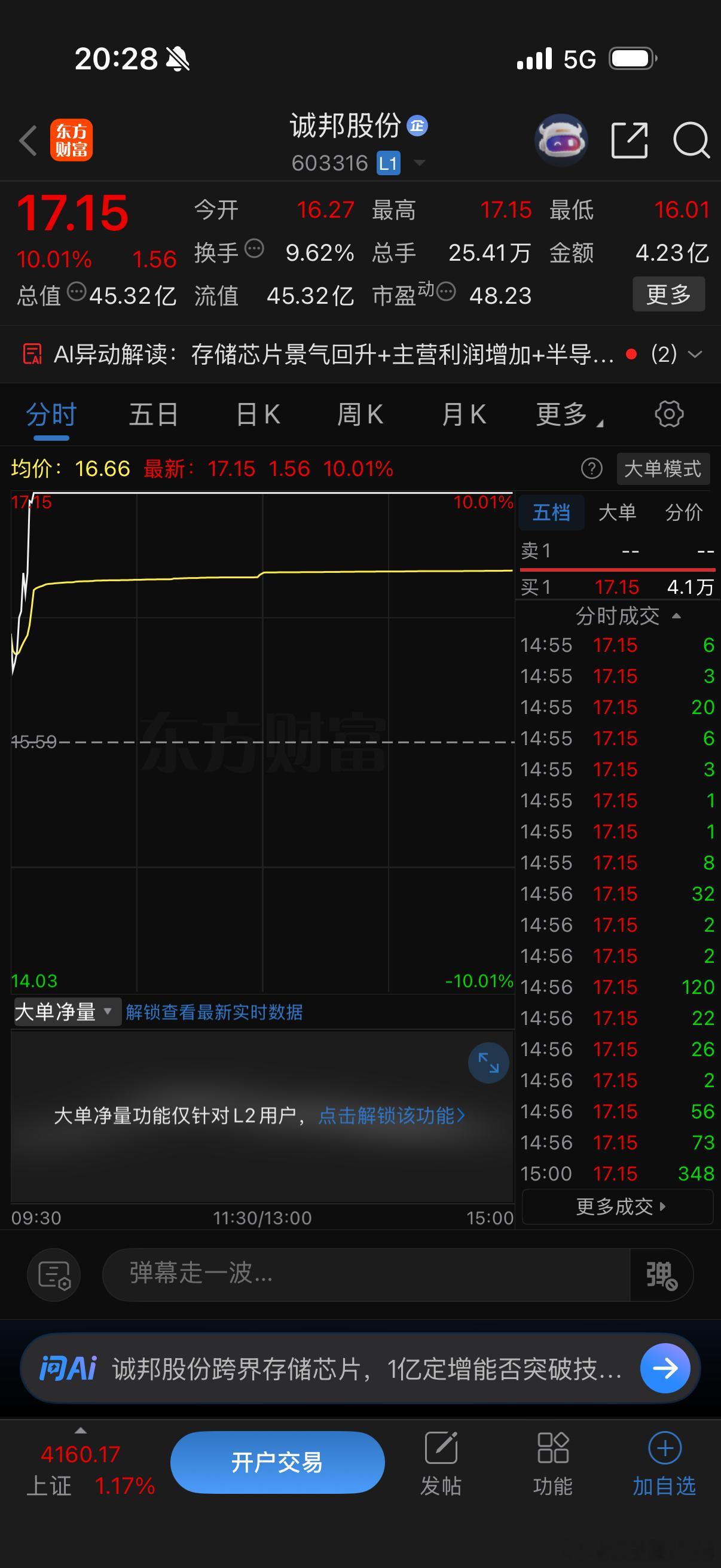 明天热门有望连板节能风电合力泰诚邦股份 