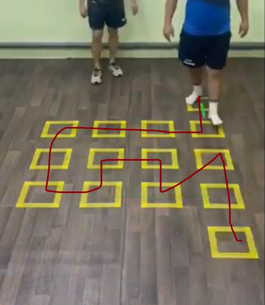 这个问题的规则是，只能纵横移动到相邻的格子，而且不能两次踩踏同一个格子。没有解法