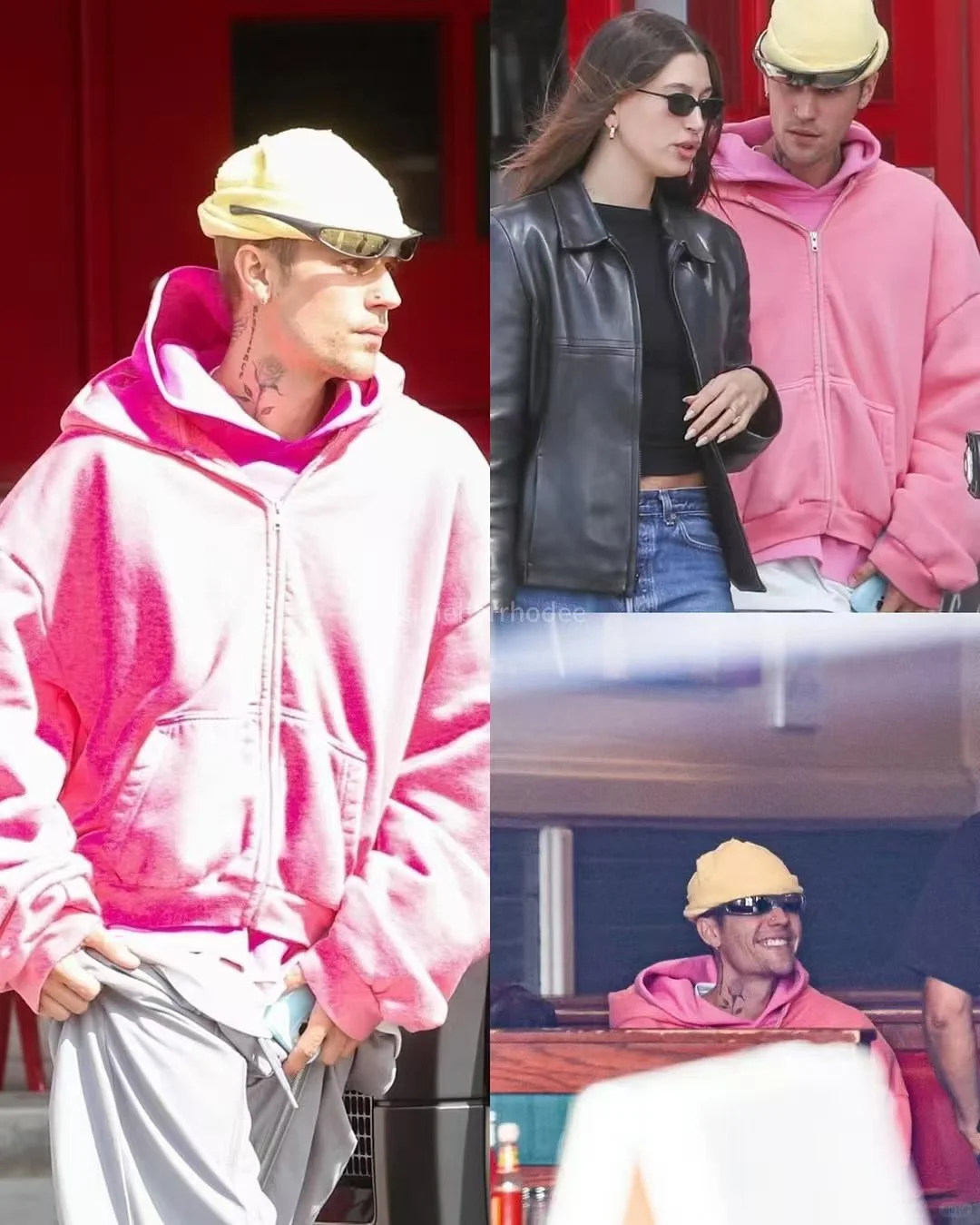 💖Hailey和Justin Bieber在LA街头甜蜜出行