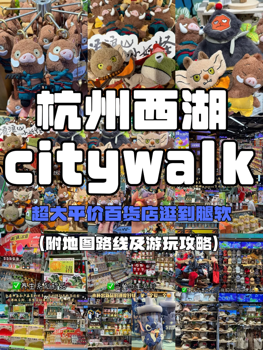 杭州西湖citywalk |逛到腿软的超大平价店