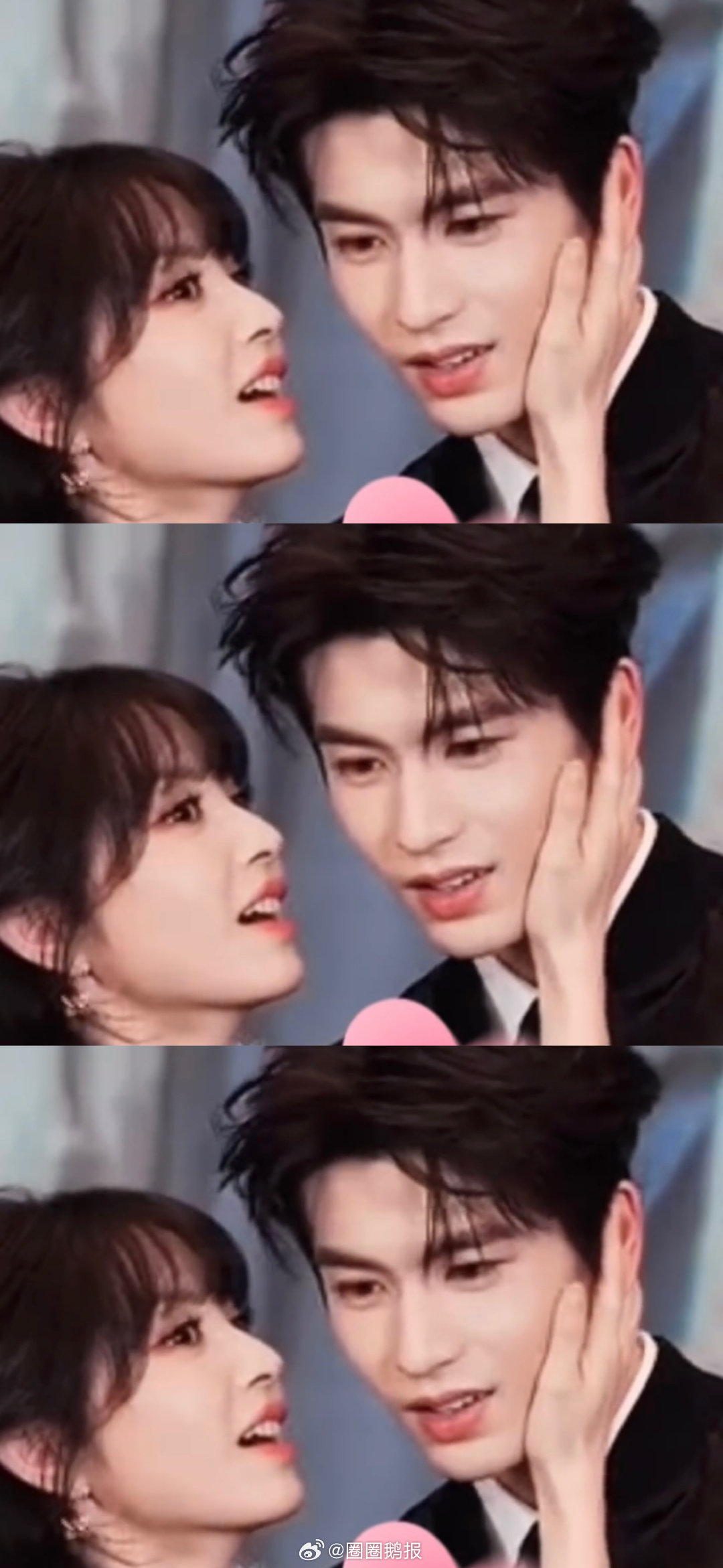 张凌赫田曦薇眼神都迷离了张凌赫被田曦薇摸耳朵的反应啊啊啊啊啊嗑到了嗑到了 