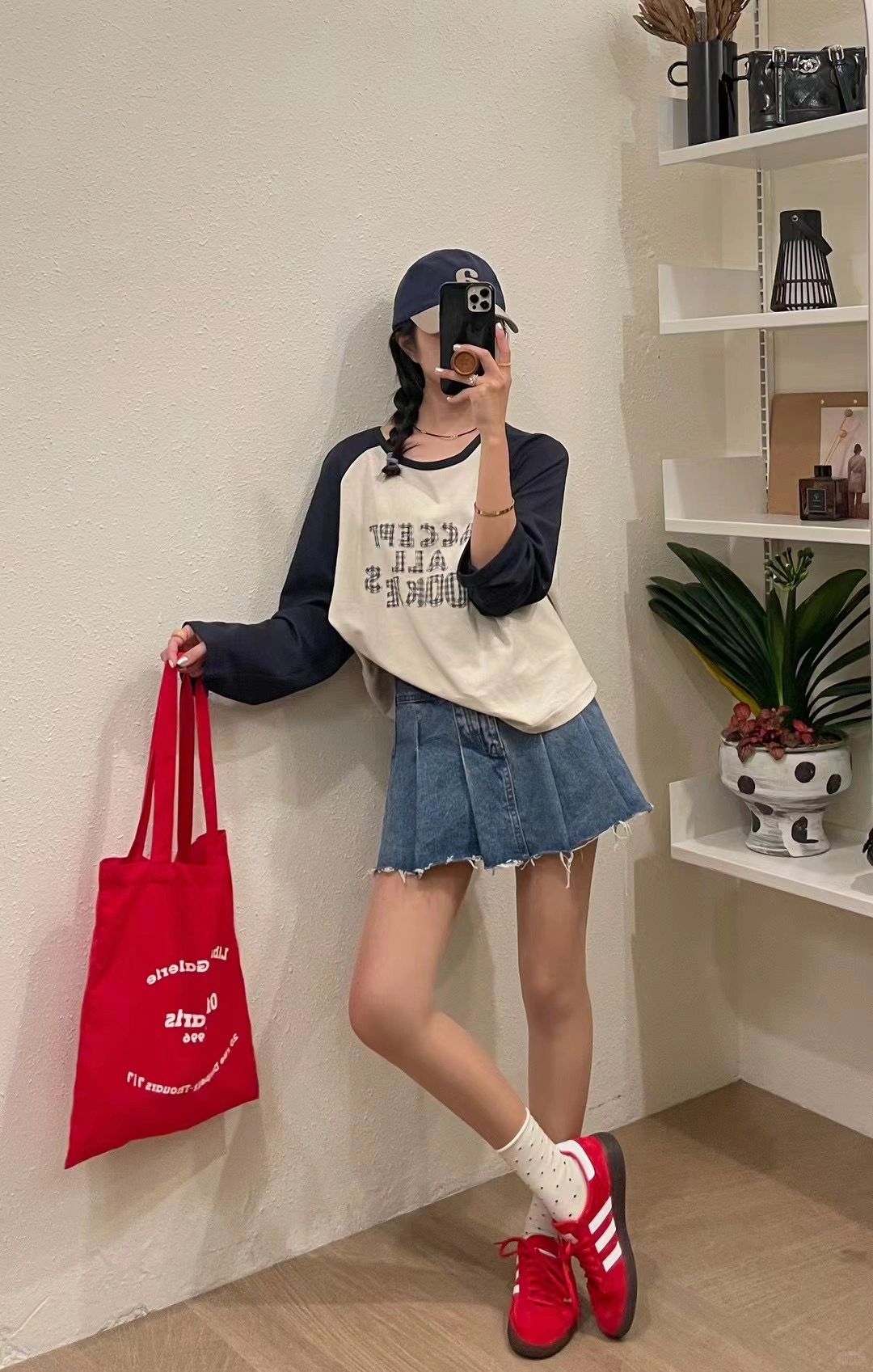 春夏韩系休闲风穿搭