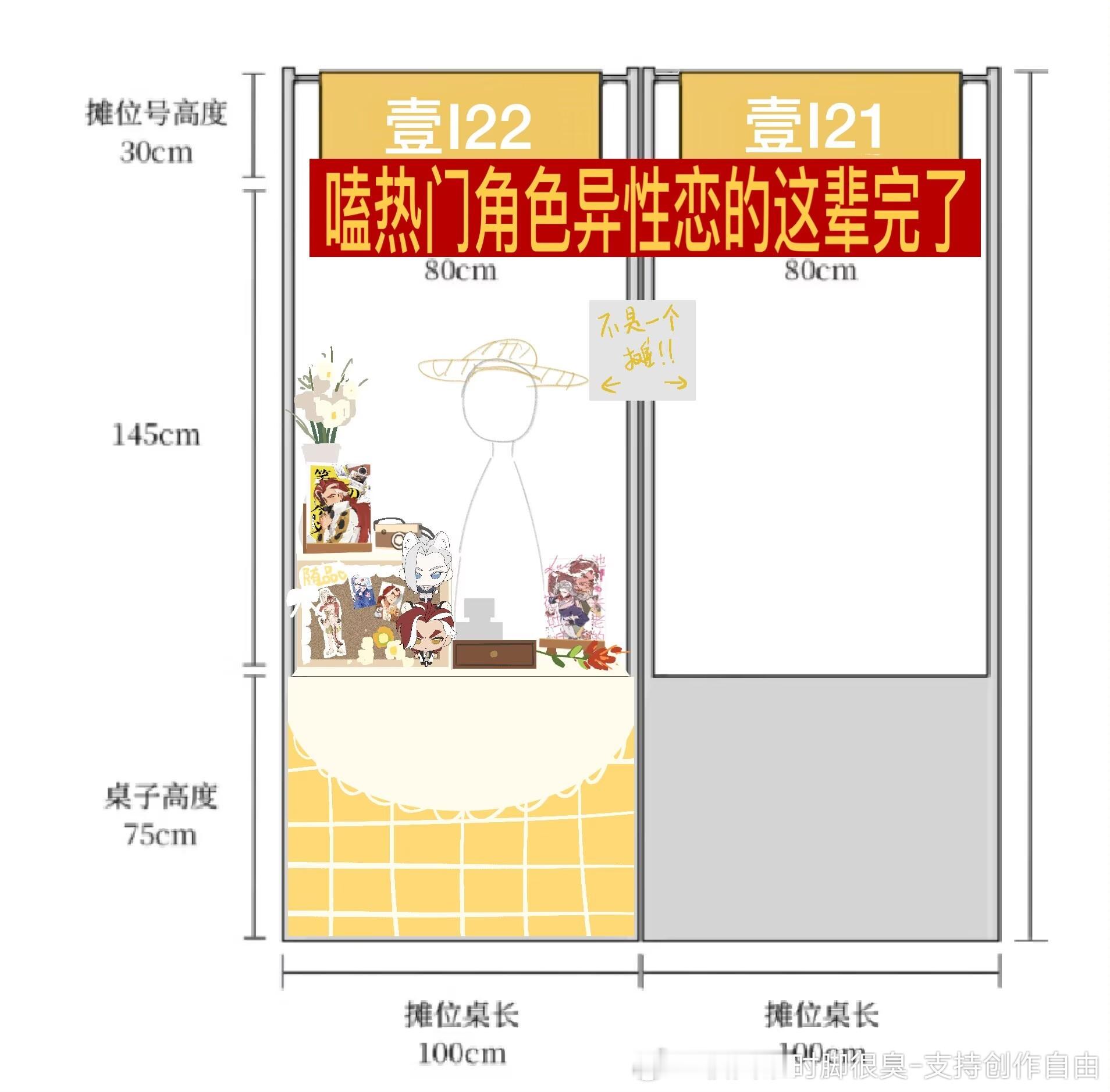 浅设一下摊位 隔壁摊是跟胡利亚老师连滩 