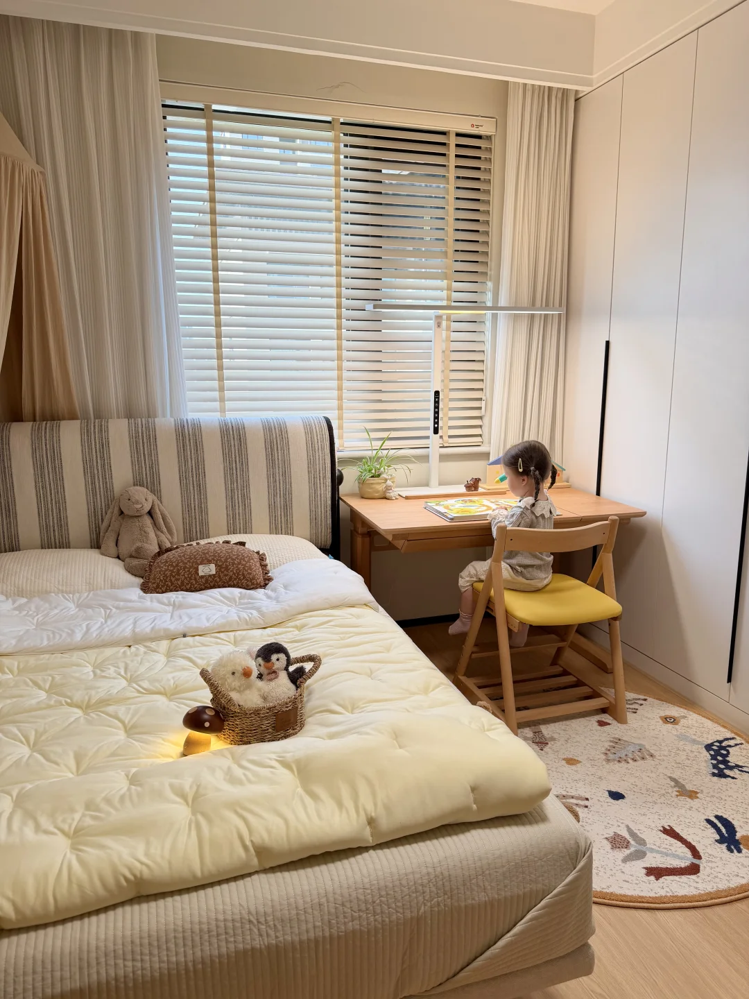 🏠9㎡儿童房，挖到不占地的护眼“小路灯”！