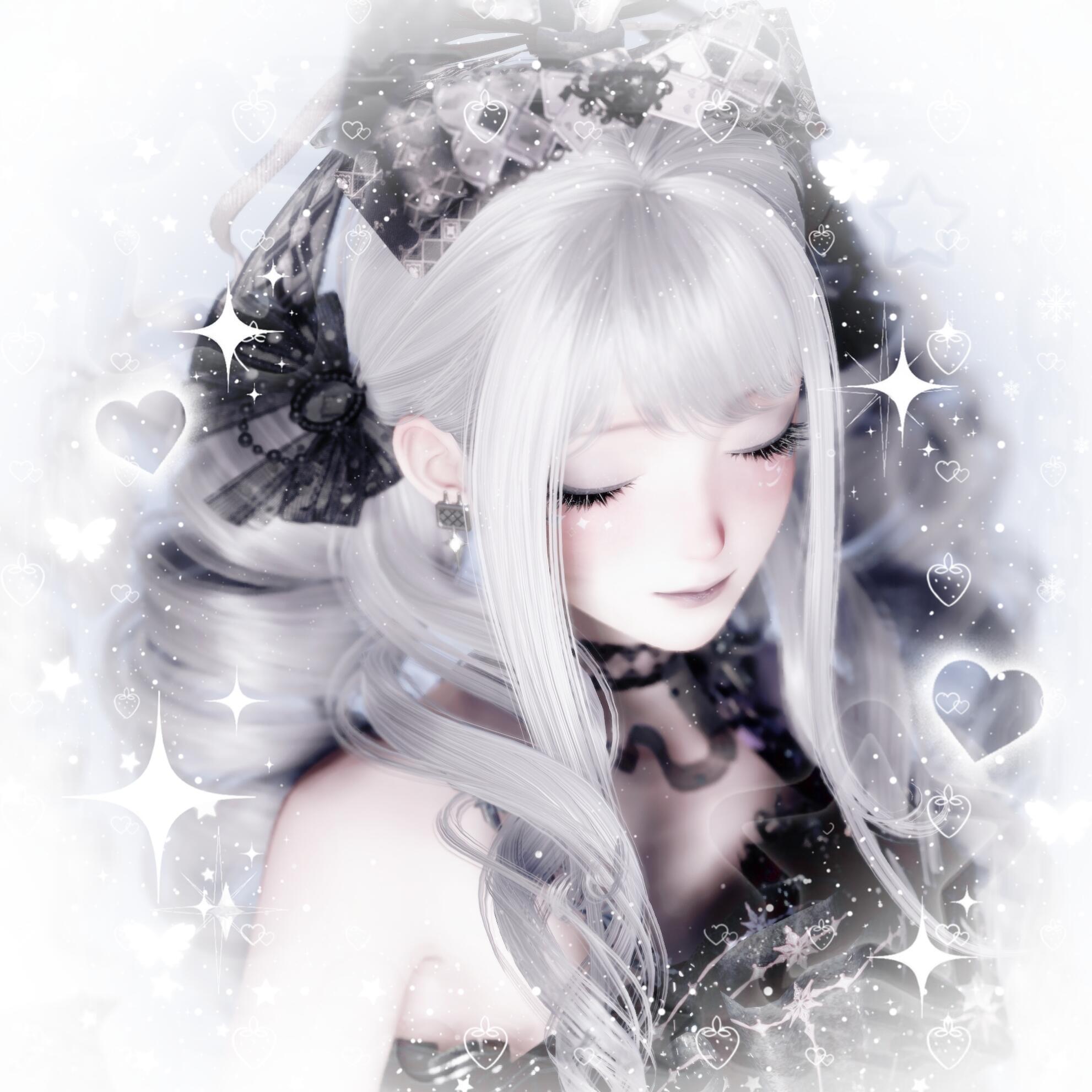 无限暖暖头像｜三人闺蜜头像“是童话里逃出的精灵，还是异次元漫步的少女？每一帧都像