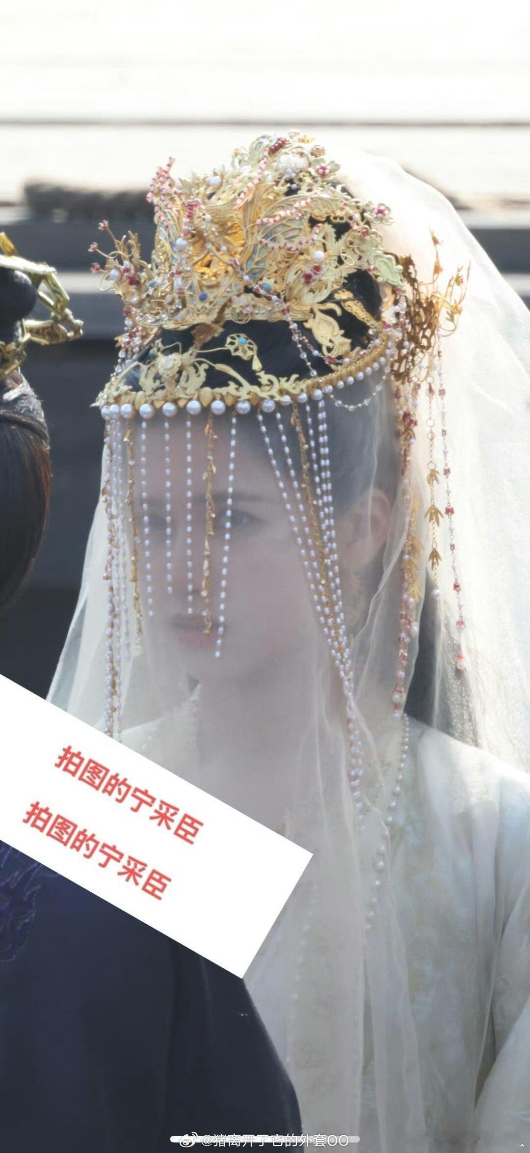 张婧仪梦花廷婚服路透，缇兰公主今天要出嫁了[抱一抱][抱一抱]剧情就跟斛珠夫人联