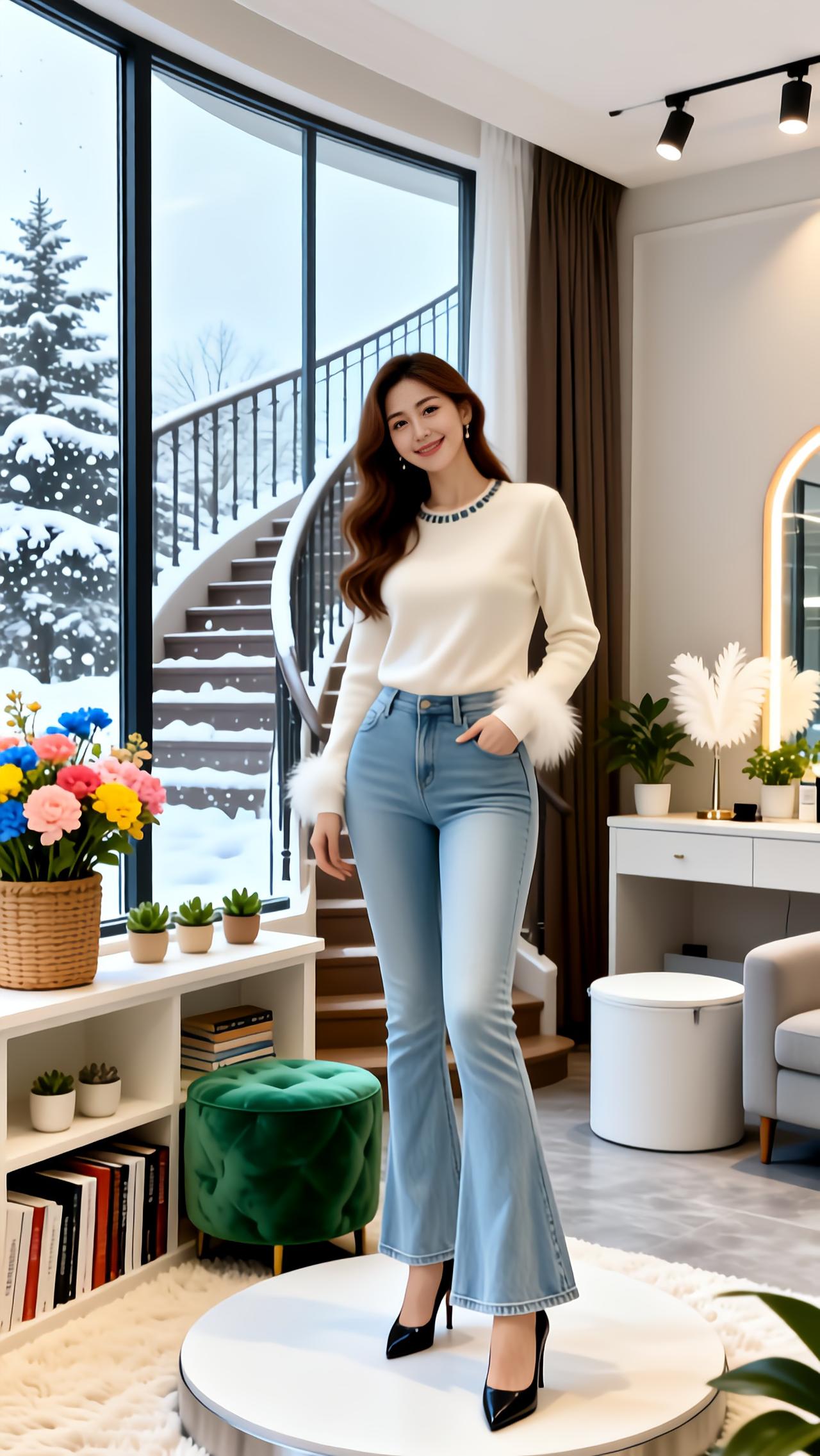 白月光大衣拿捏新年本命穿搭  街拍穿搭 服装街拍 街拍小姐姐穿搭 时尚街拍穿搭指