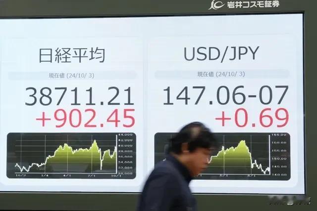 10月3日，东京股票市场日经平均股价收于38,552.06日元，比前一天收盘价上
